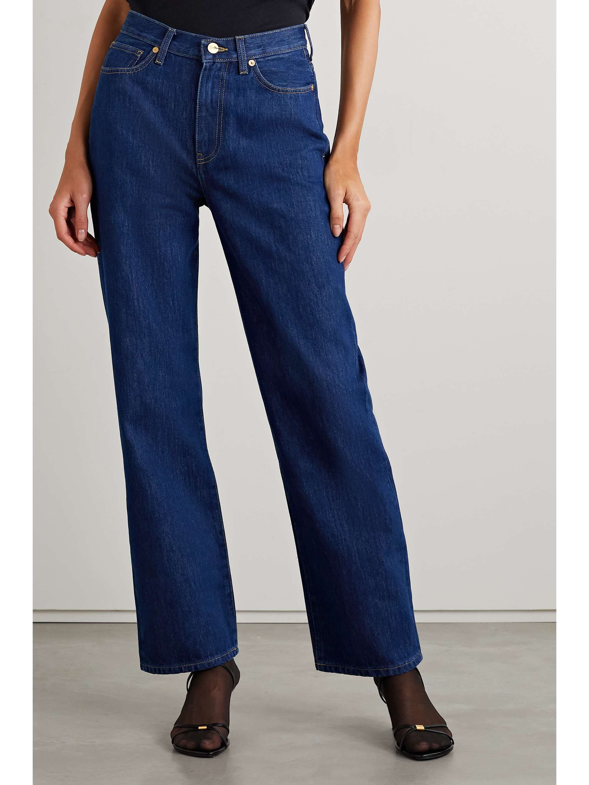 TOVE Linn high-rise straight-leg jeans