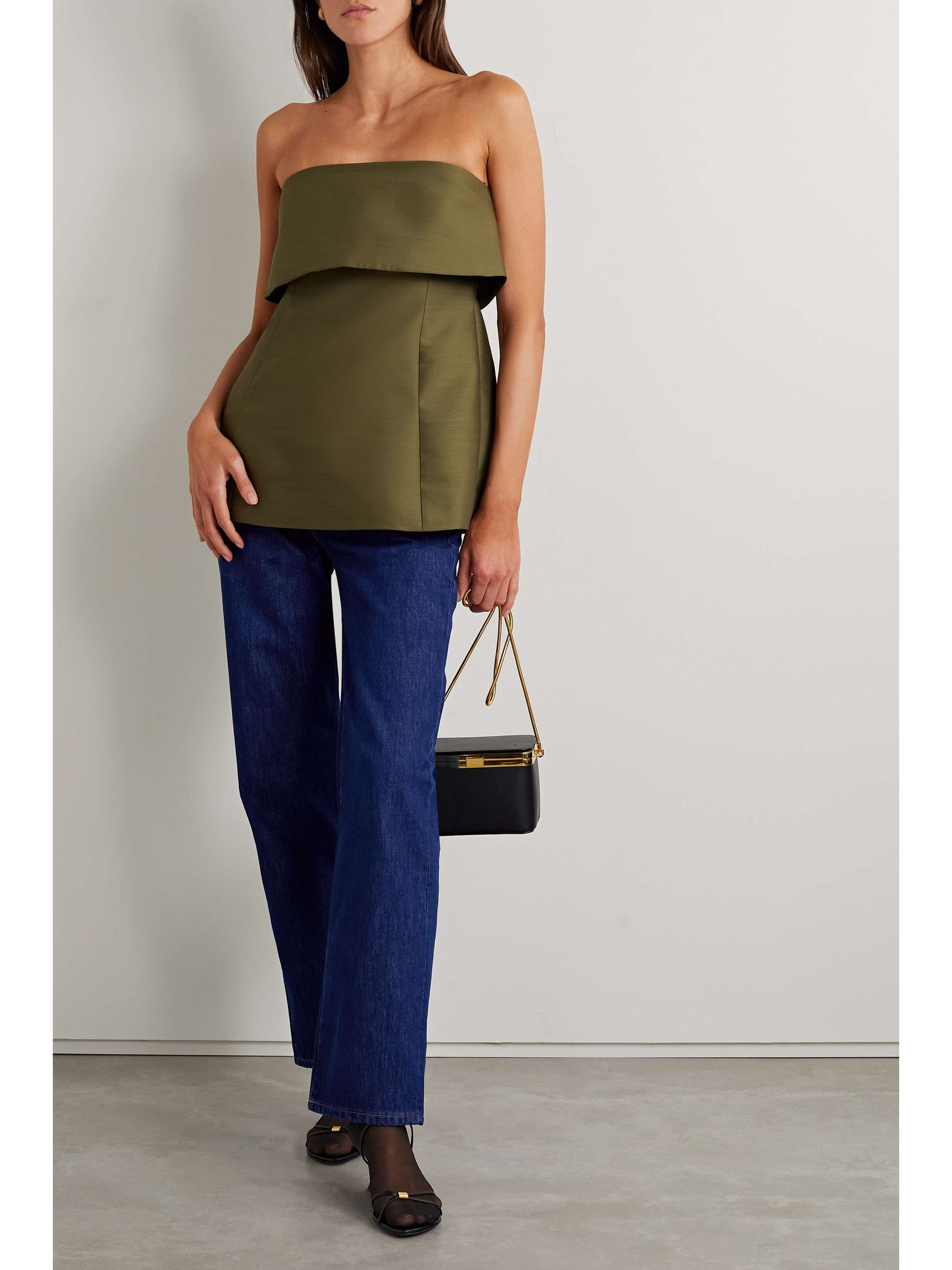 TOVE Linn high-rise straight-leg jeans