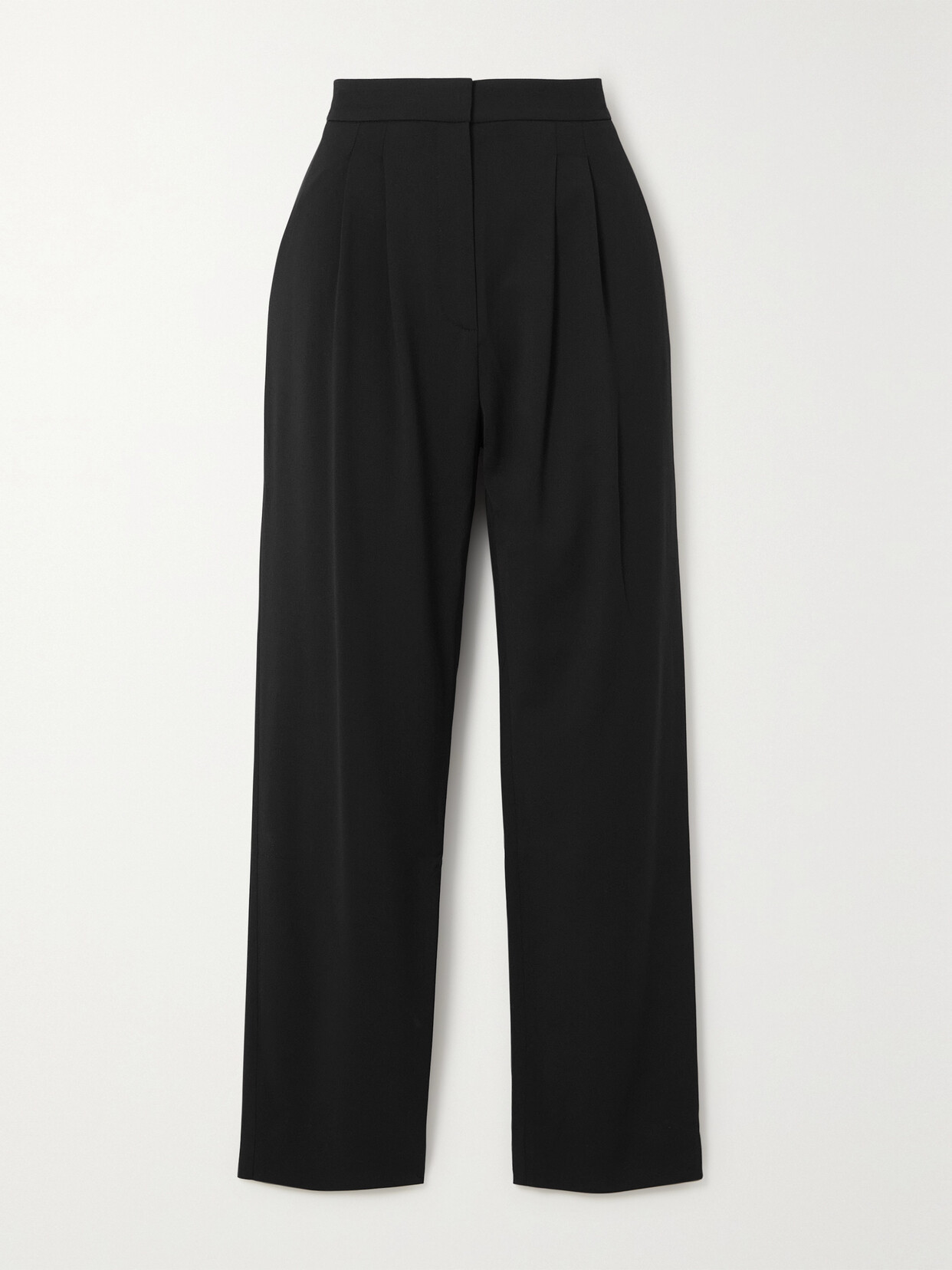 TOVE Raven Pleated Cady Tapered Pants - Black