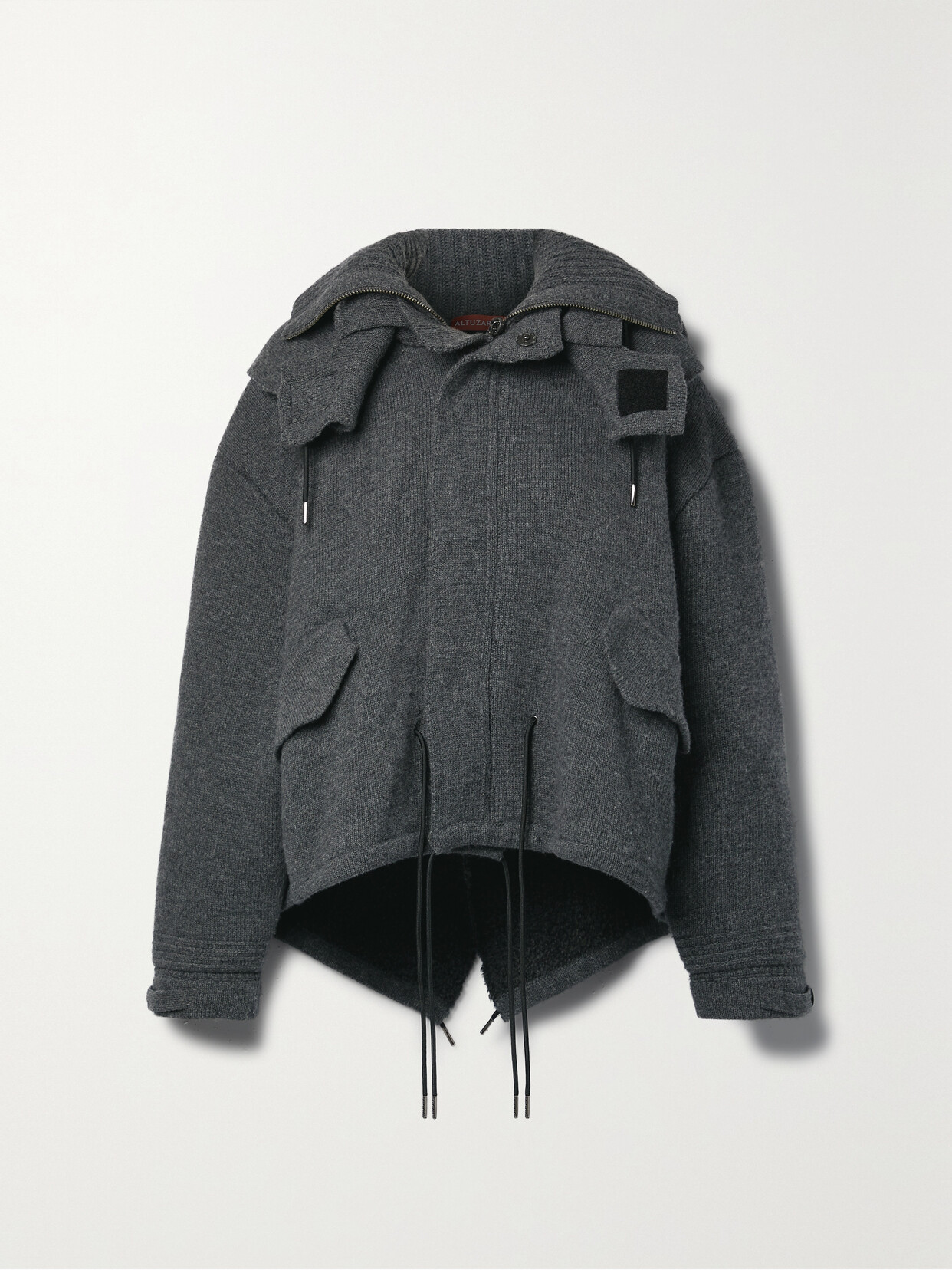 Altuzarra - Knight Hooded Wool And Cashmere-blend Jacket - Gray