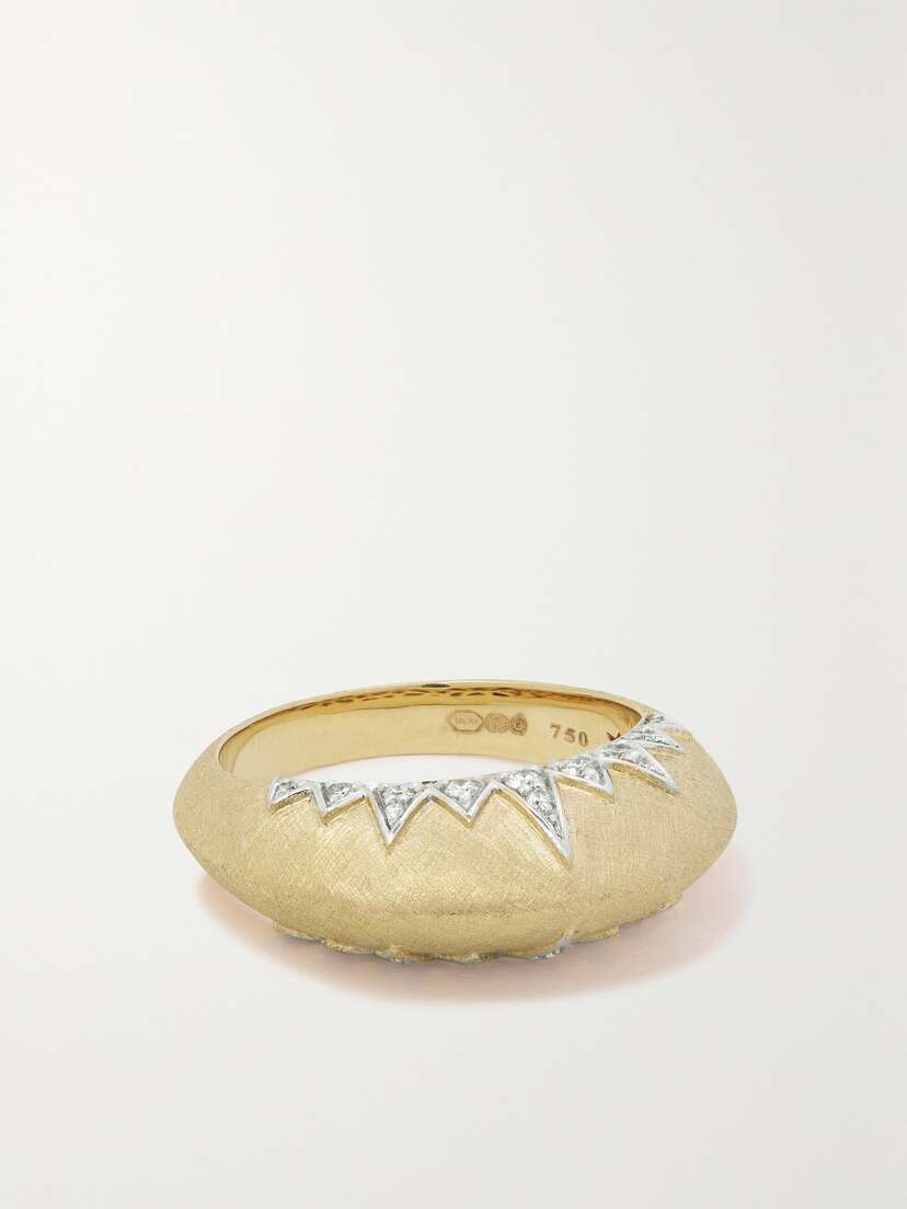 Sorellina Domed Crown 18-karat  Diamond Ring