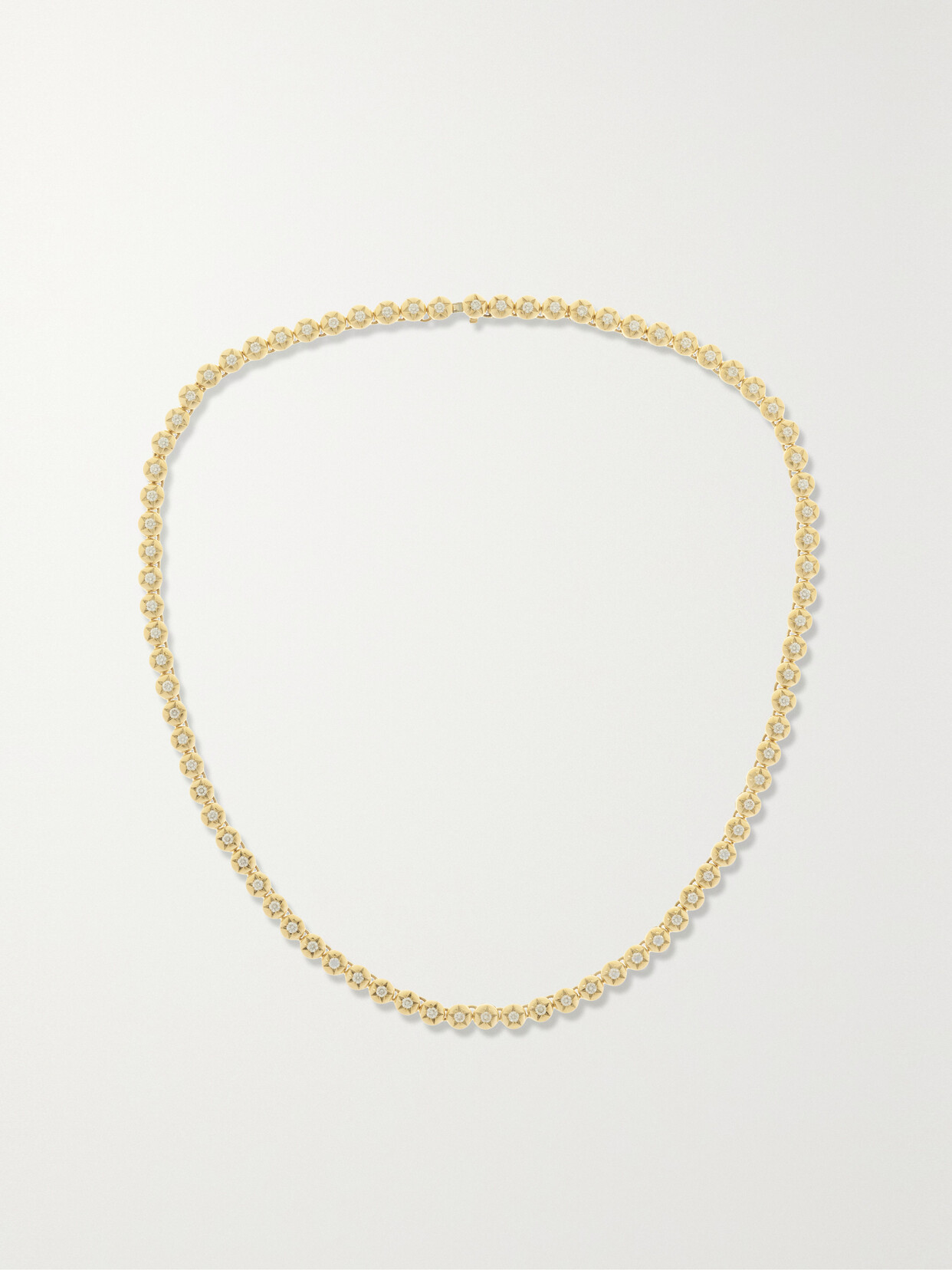 Sorellina L'impératrice Piccola 18-karat Gold Diamond Tennis Necklace