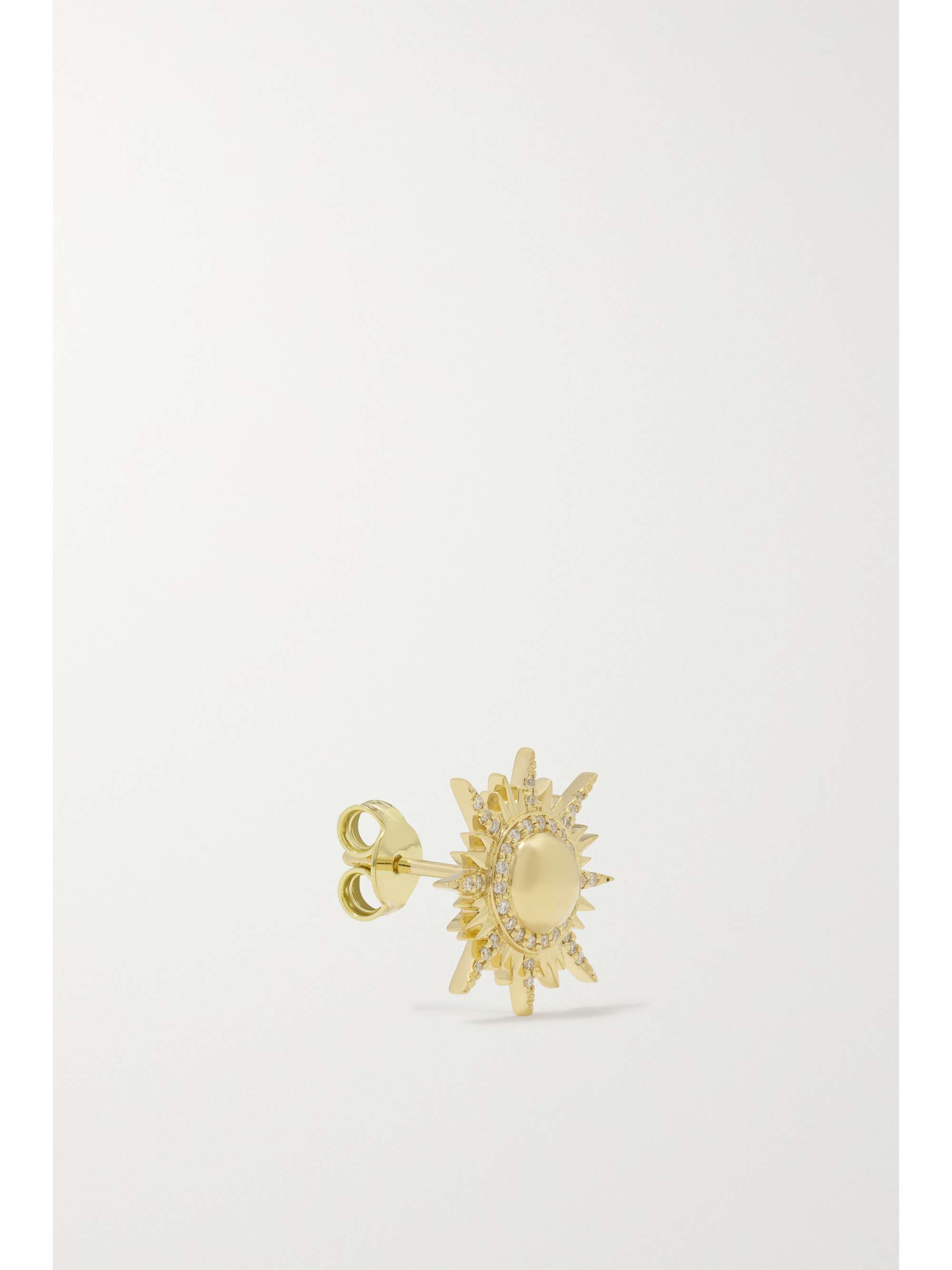 SORELLINA Il Sole 18-karat gold diamond earrings