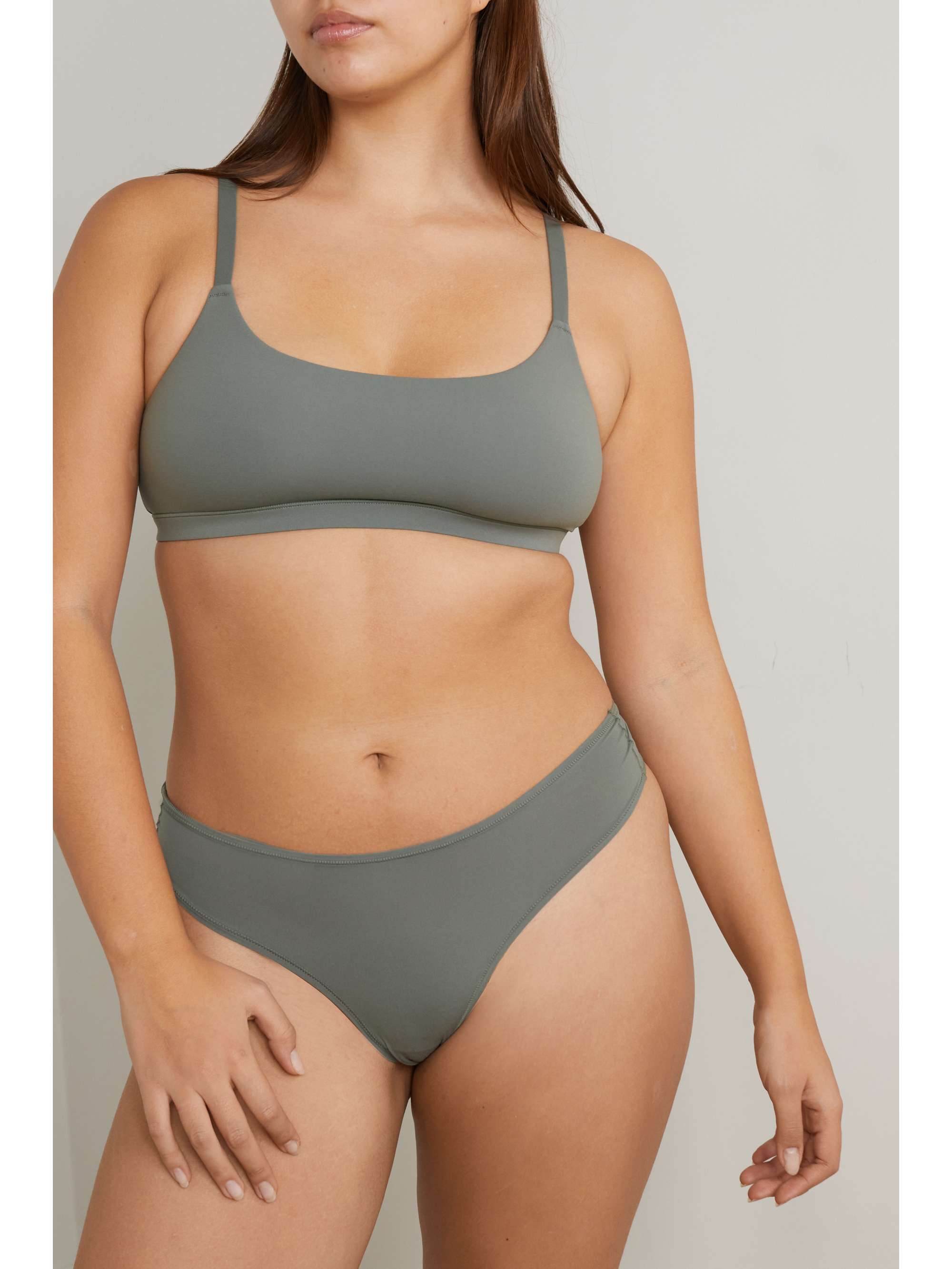 SKIMS Set of five Fits Everybody thongs - Juniper Multi