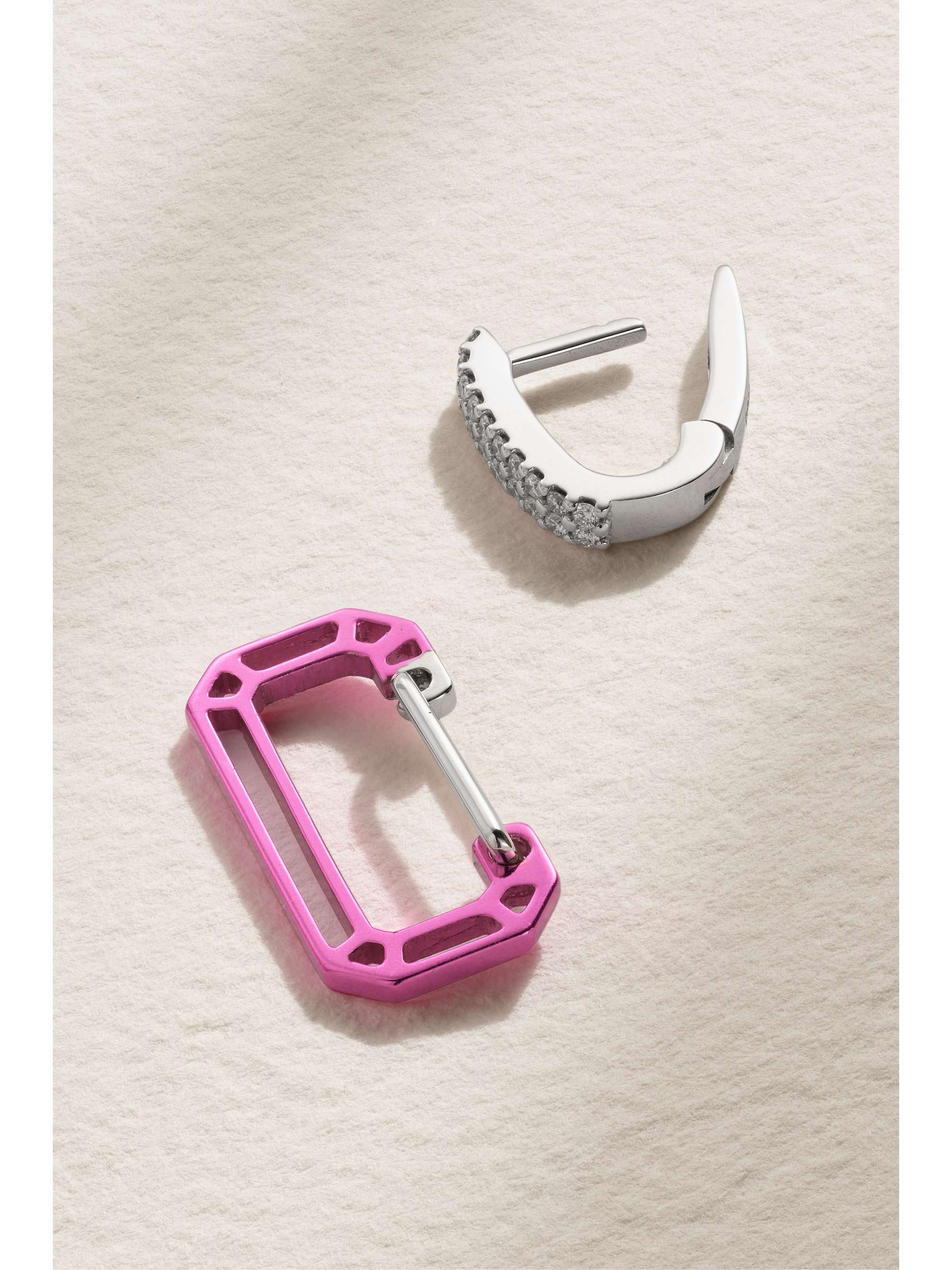 EÉRA ホワイトゴールド ダイヤモンド シングルピアス