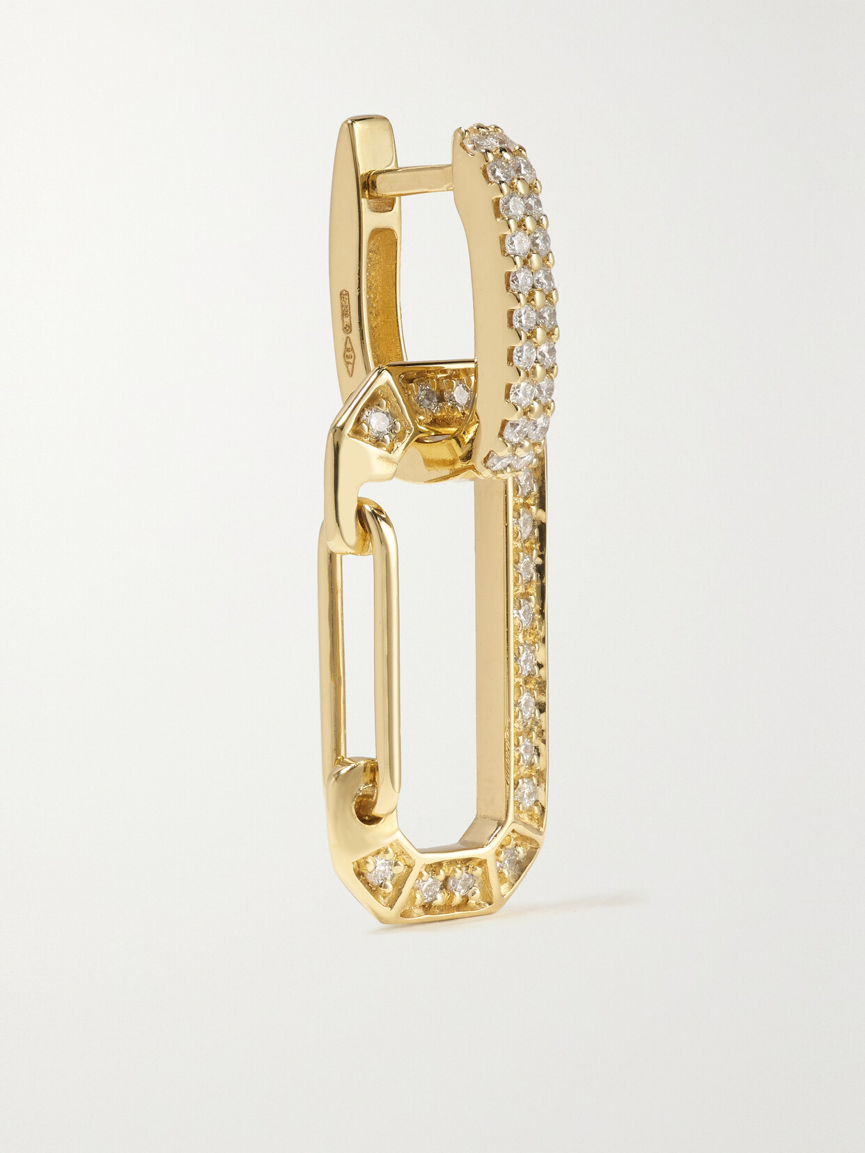 EÉRA – Chiara 18-karat Gold Diamond Single Earring – One size