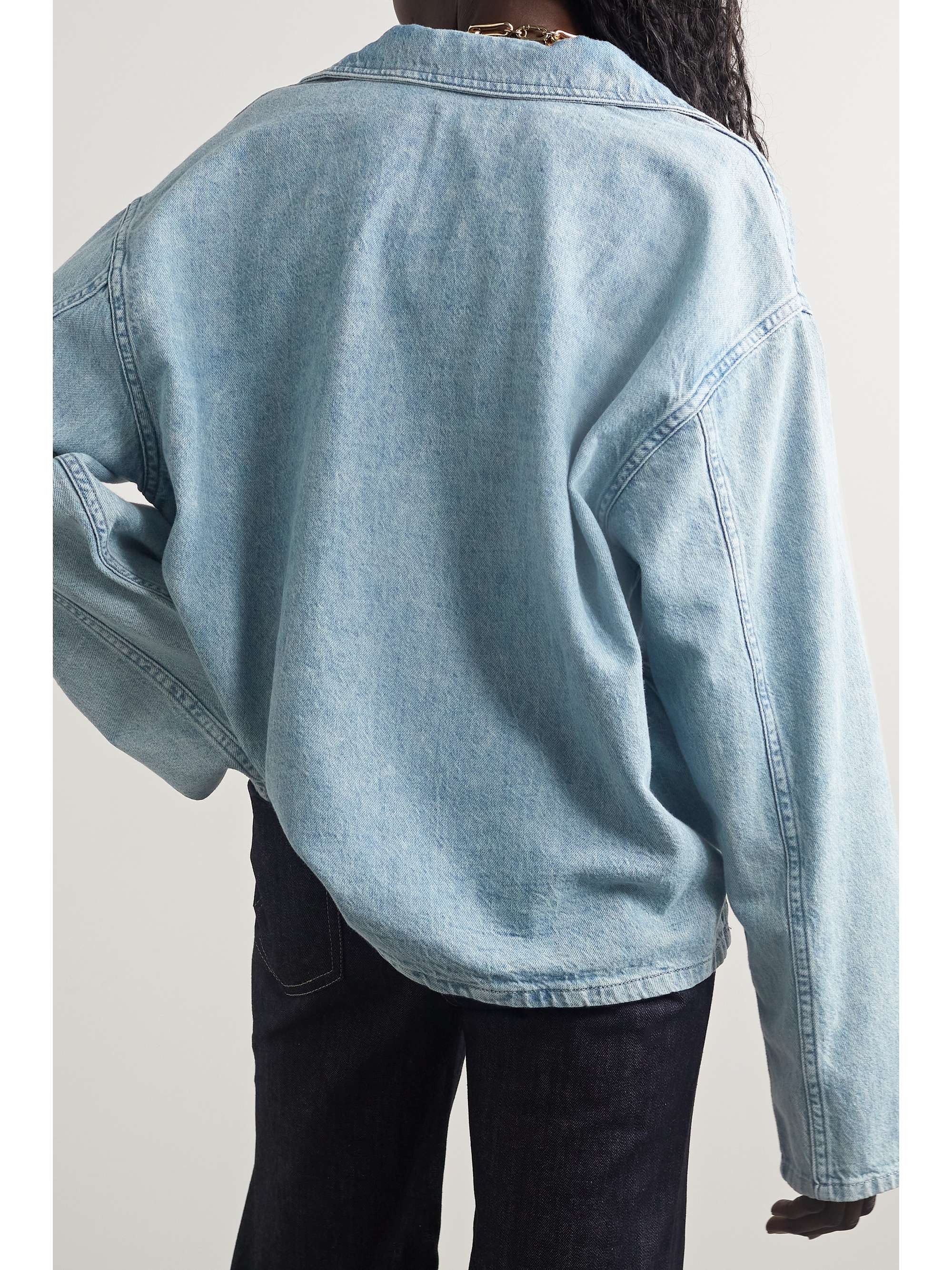 NILI LOTAN Harper denim top