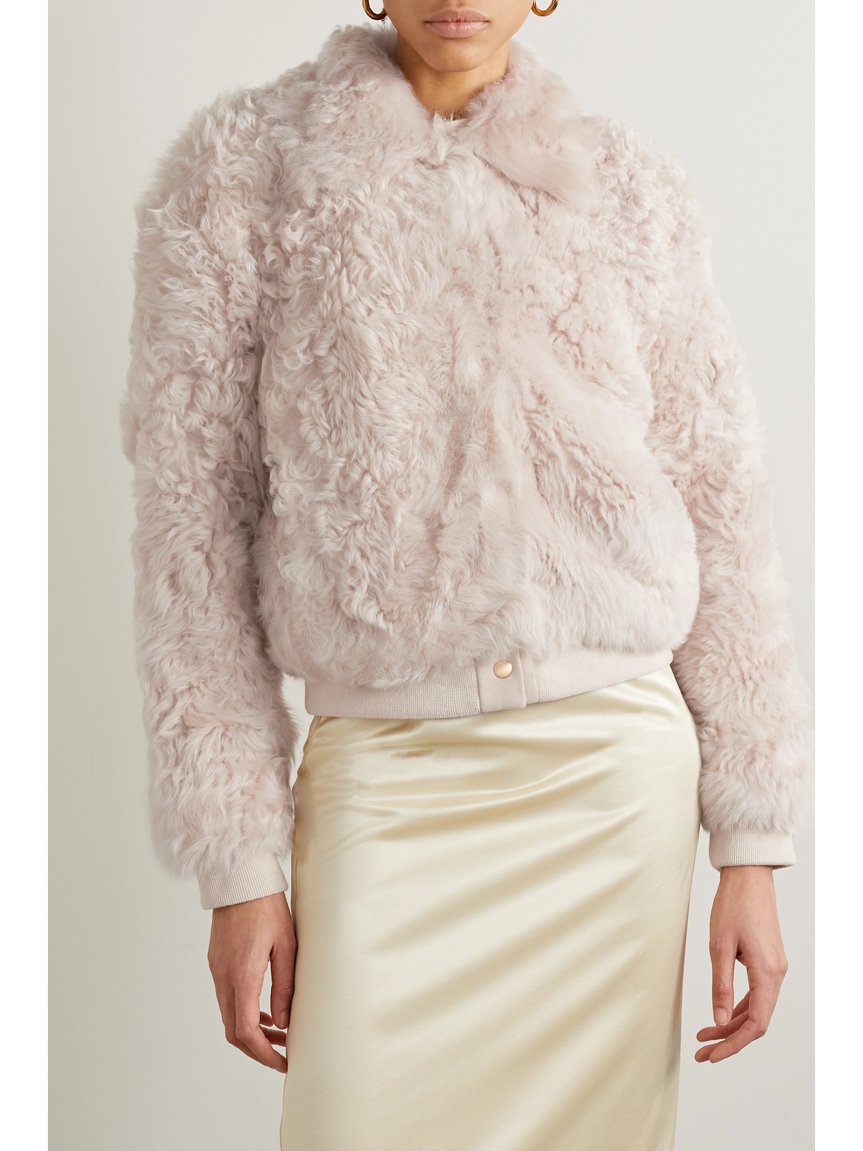 nili lotan shearling coat