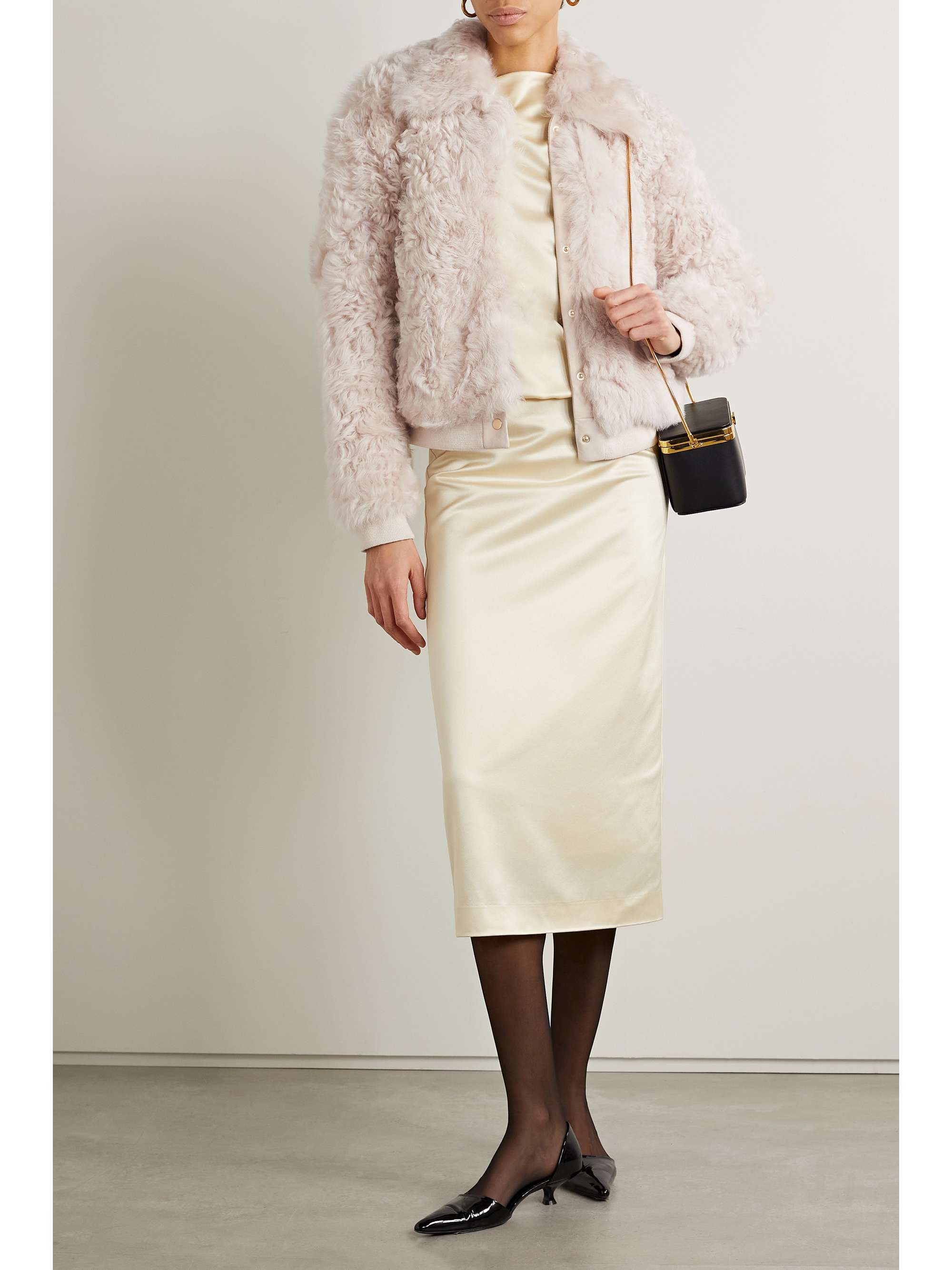 NILI LOTAN Tessa shearling jacket