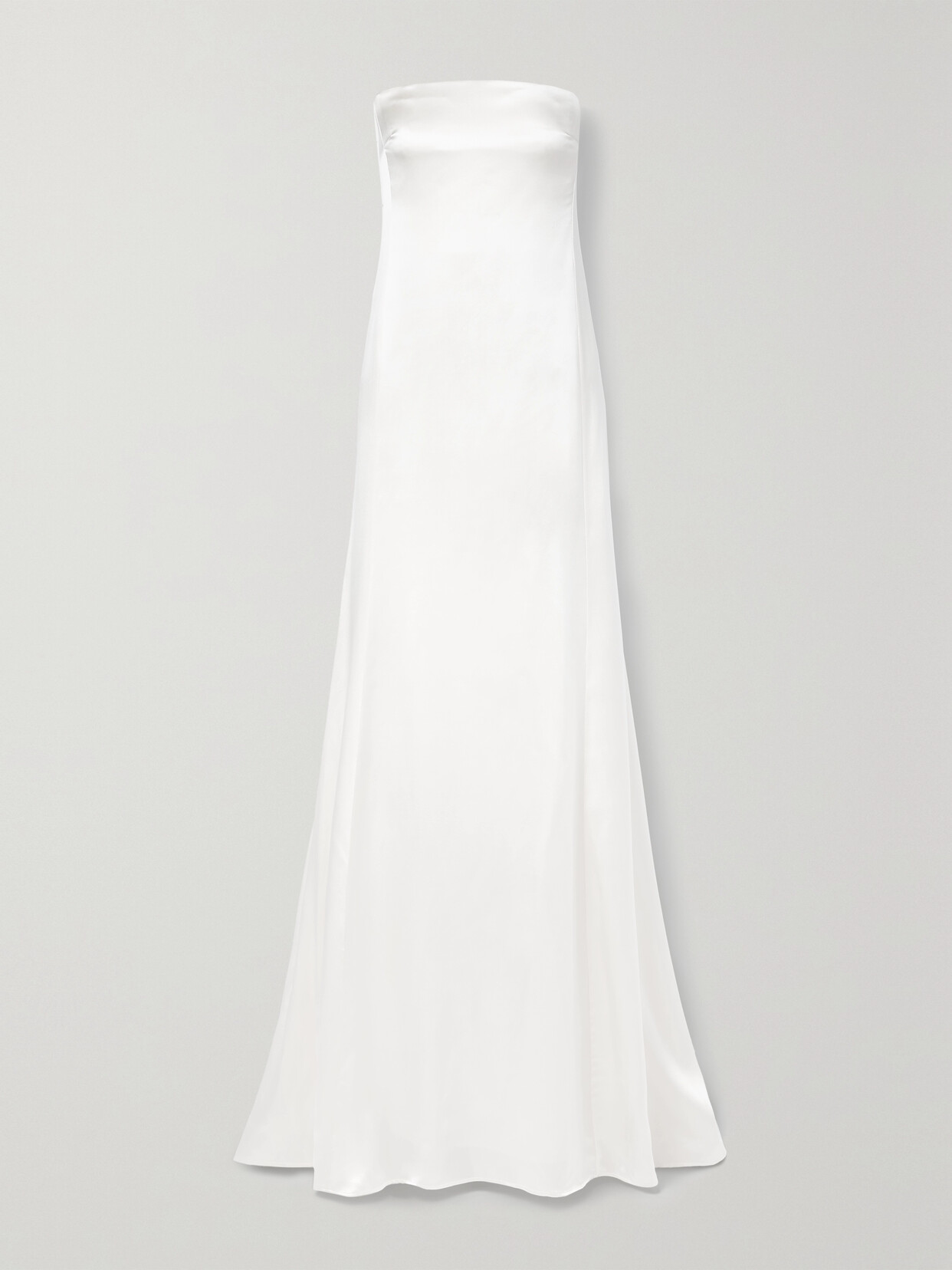 Nili Lotan - Esmee Strapless Silk-satin Gown - Ivory