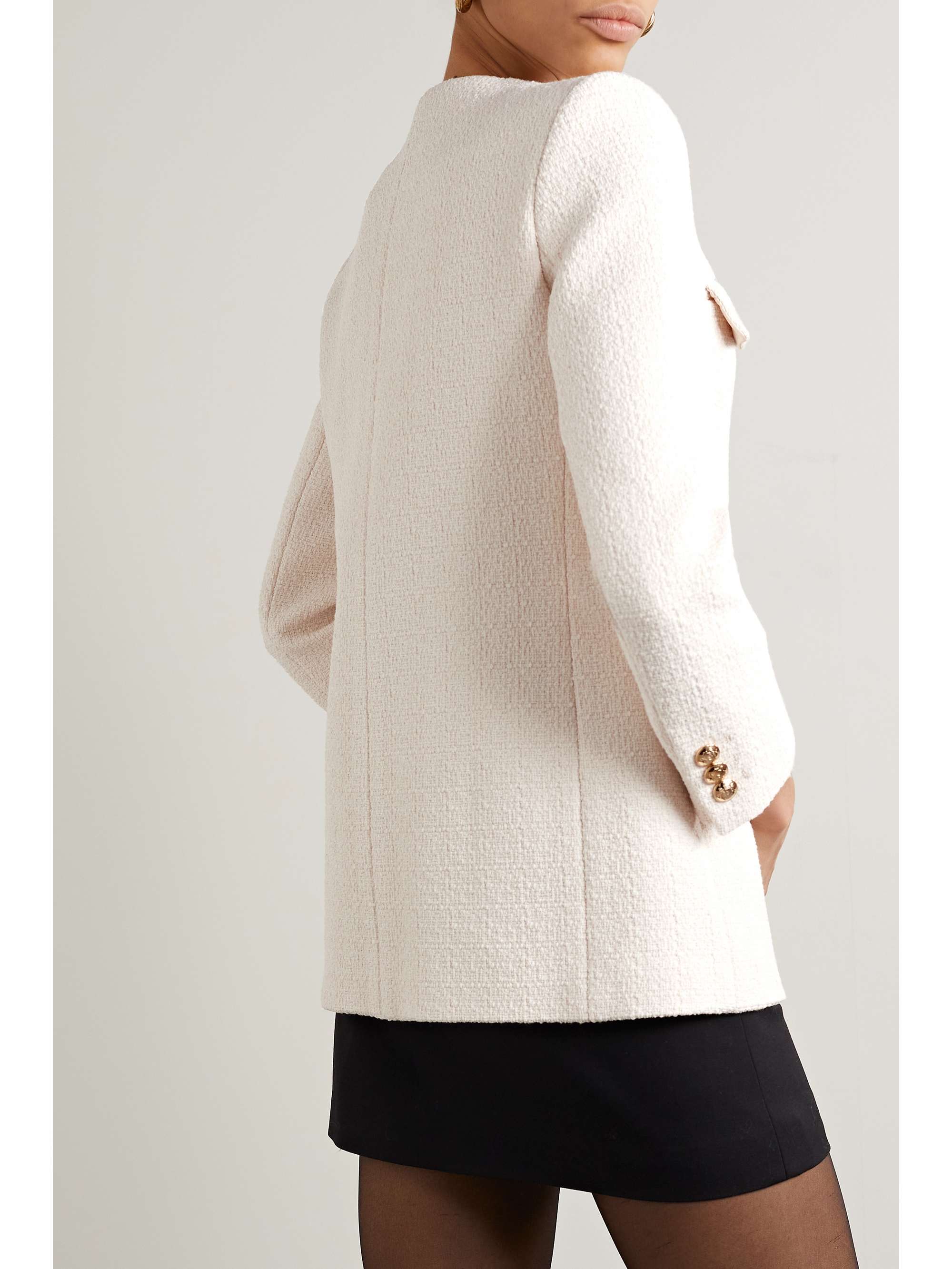 NILI LOTAN Gabrielle cotton-blend bouclé jacket
