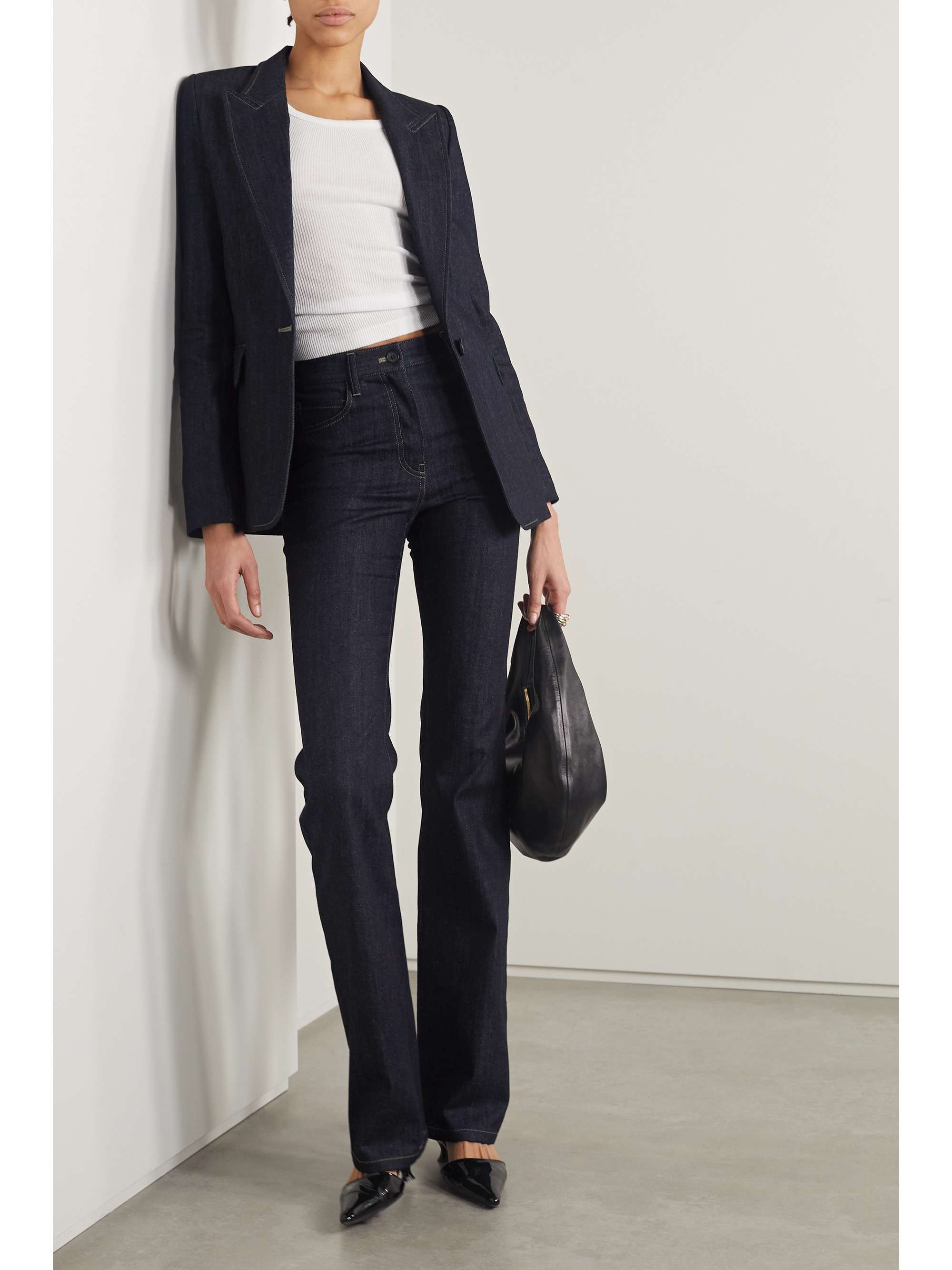 NILI LOTAN Denim blazer