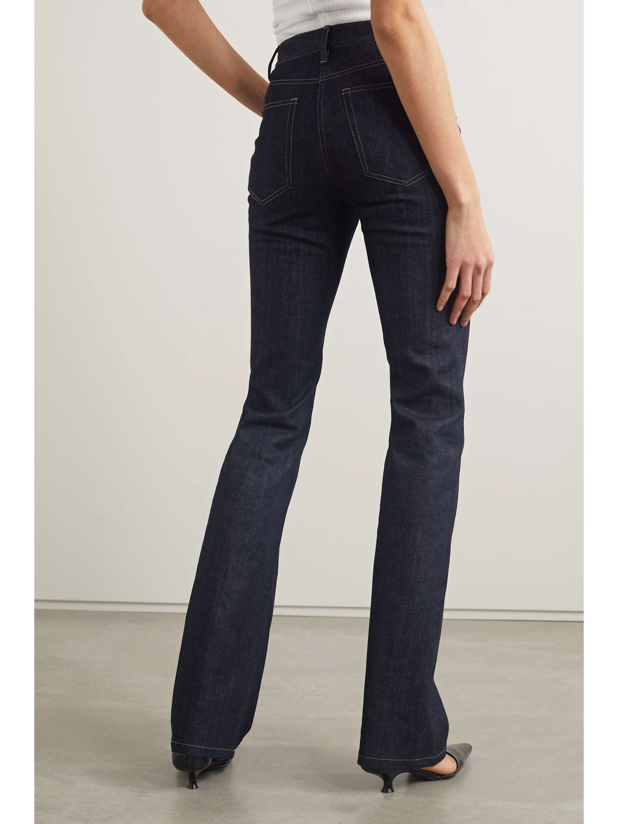 NILI LOTAN Corette high-rise flared jeans
