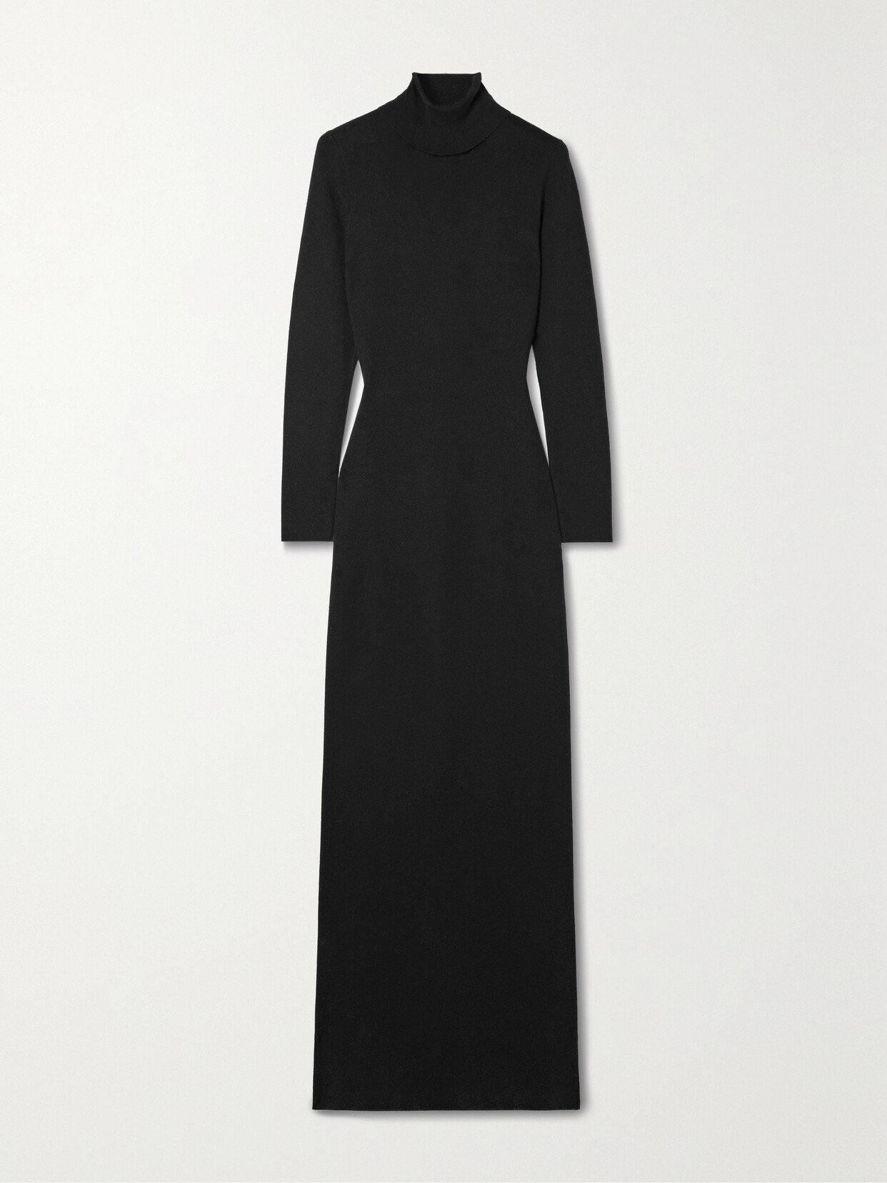 Nili Lotan - Jo Merino Wool And Cashmere-blend Turtleneck Maxi Dress - Black