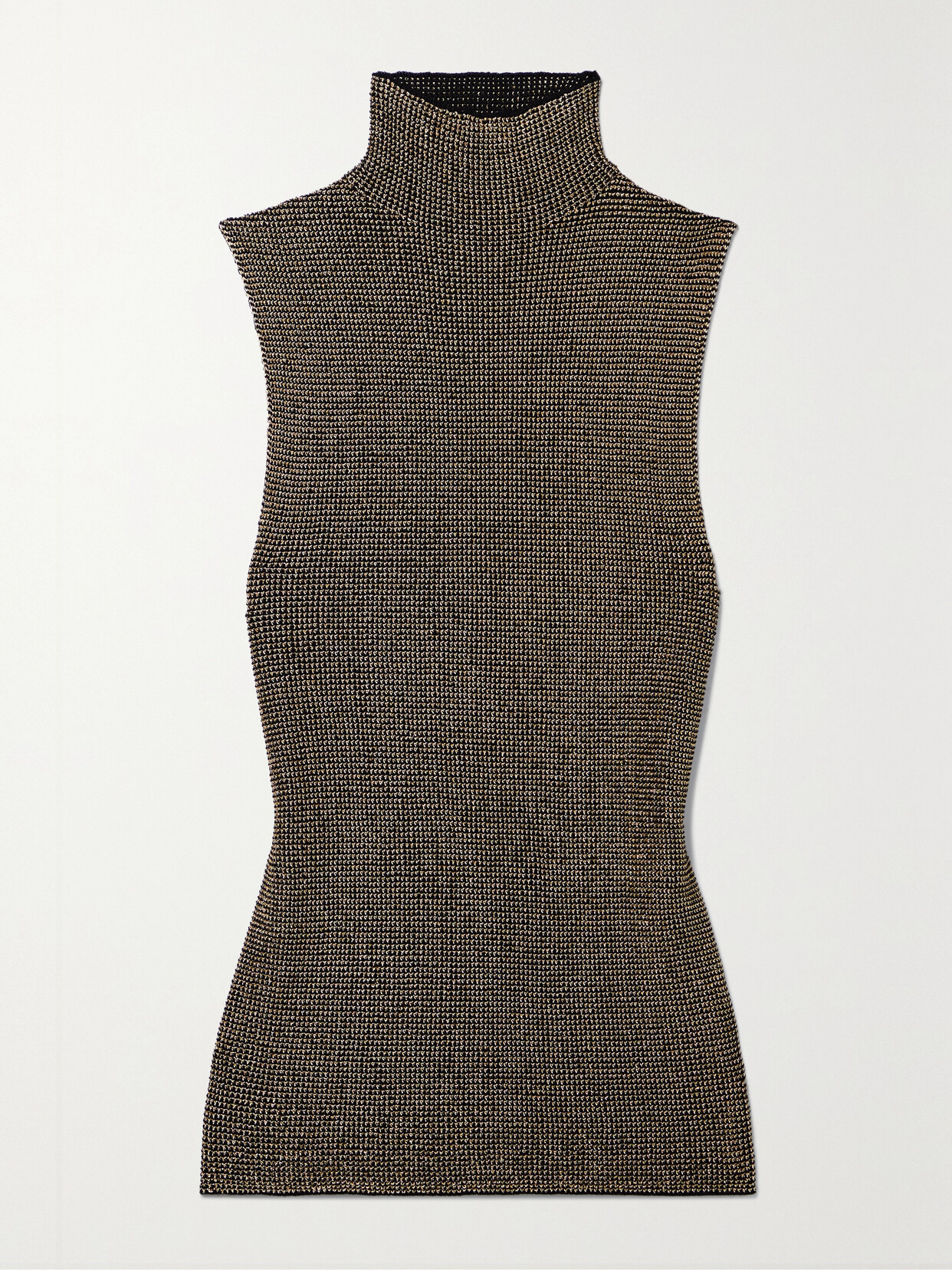 Nili Lotan - Cruz Metallic Knitted Tank - Gold