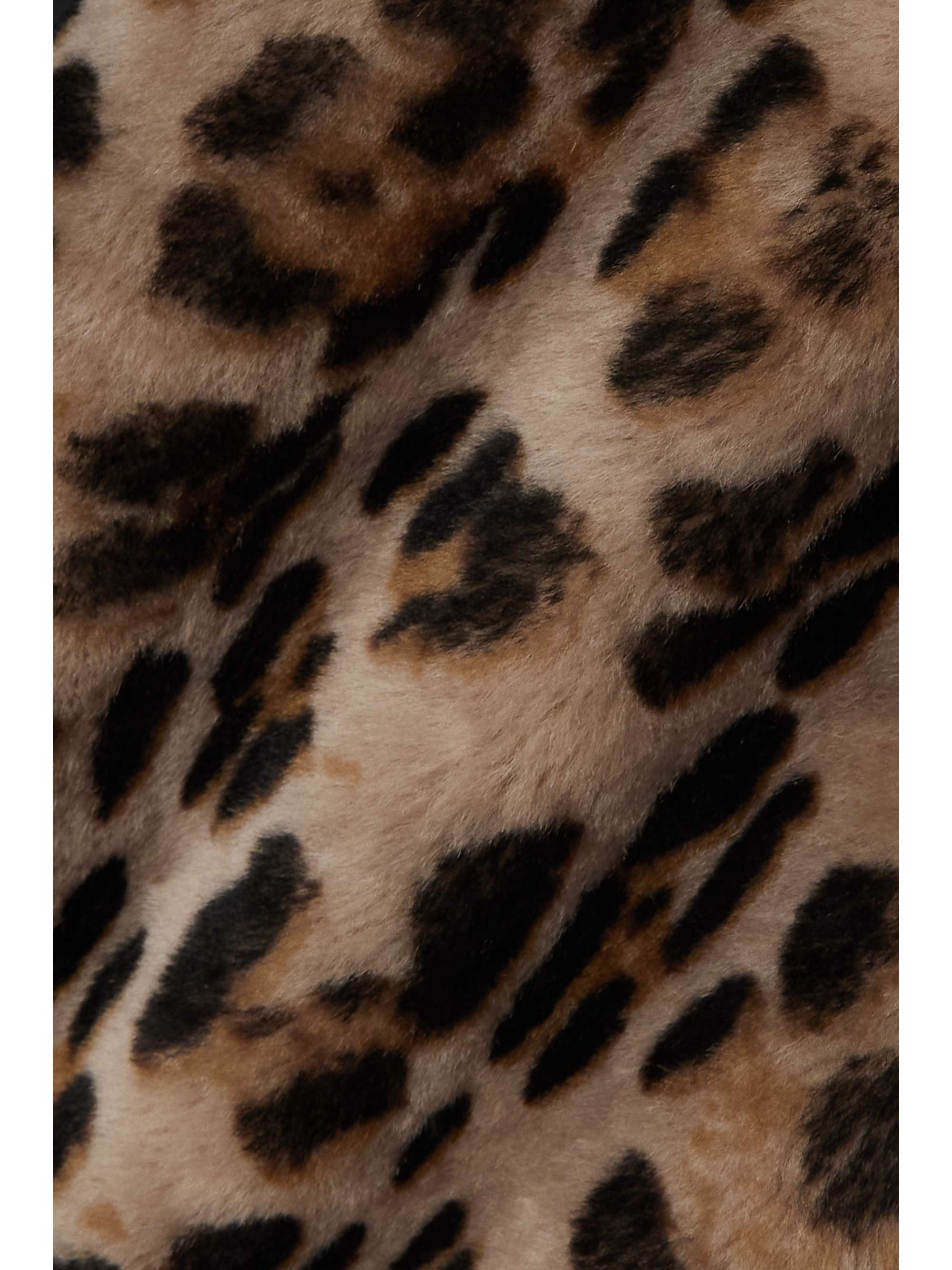 NILI LOTAN Thierry leopard-print shearling coat