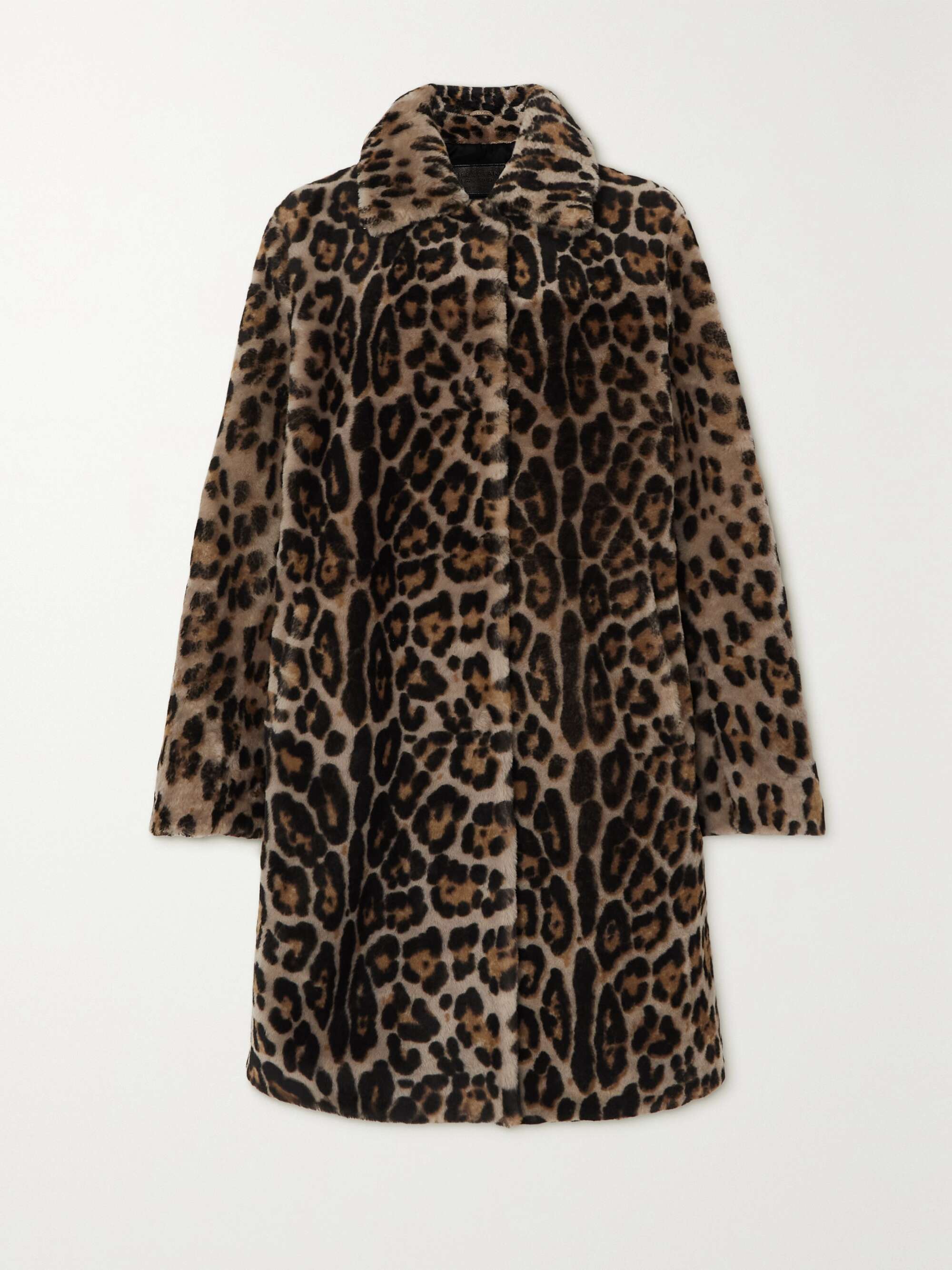 NILI LOTAN Thierry leopard-print shearling coat | NET-A-PORTER