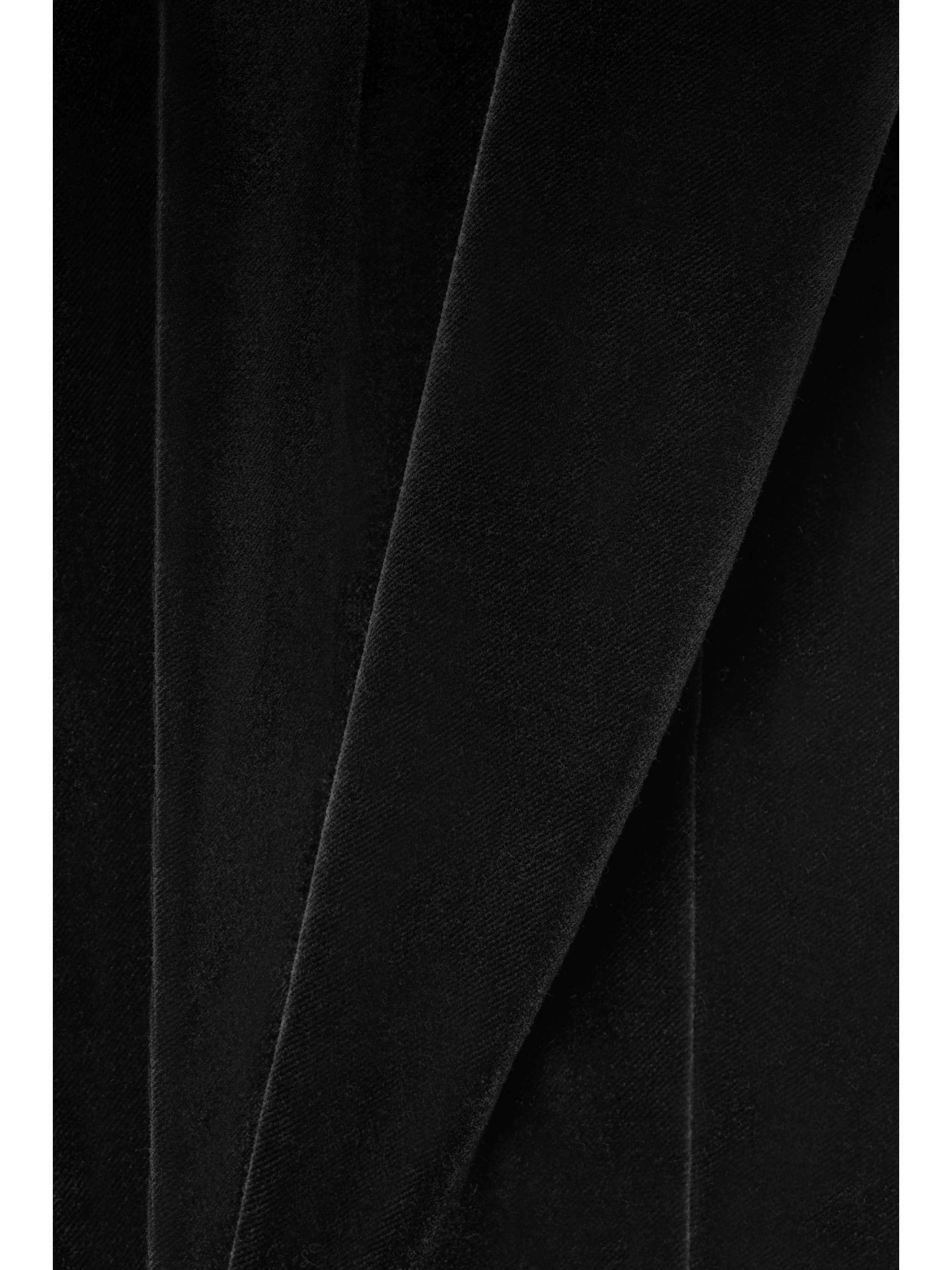 NILI LOTAN Corette cotton-blend velvet straight-leg pants