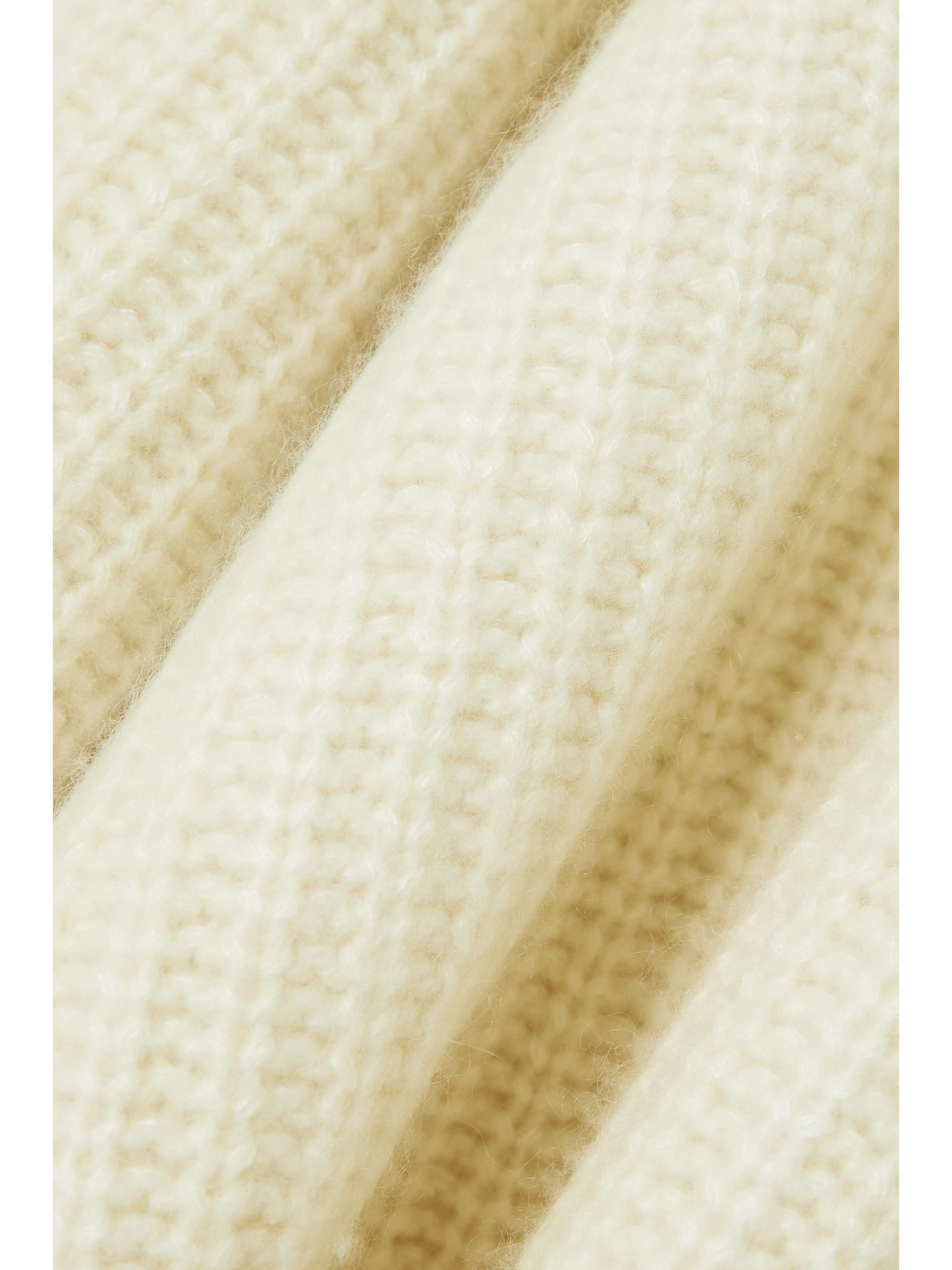 NILI LOTAN Duffy ribbed cashmere and silk-blend sweater