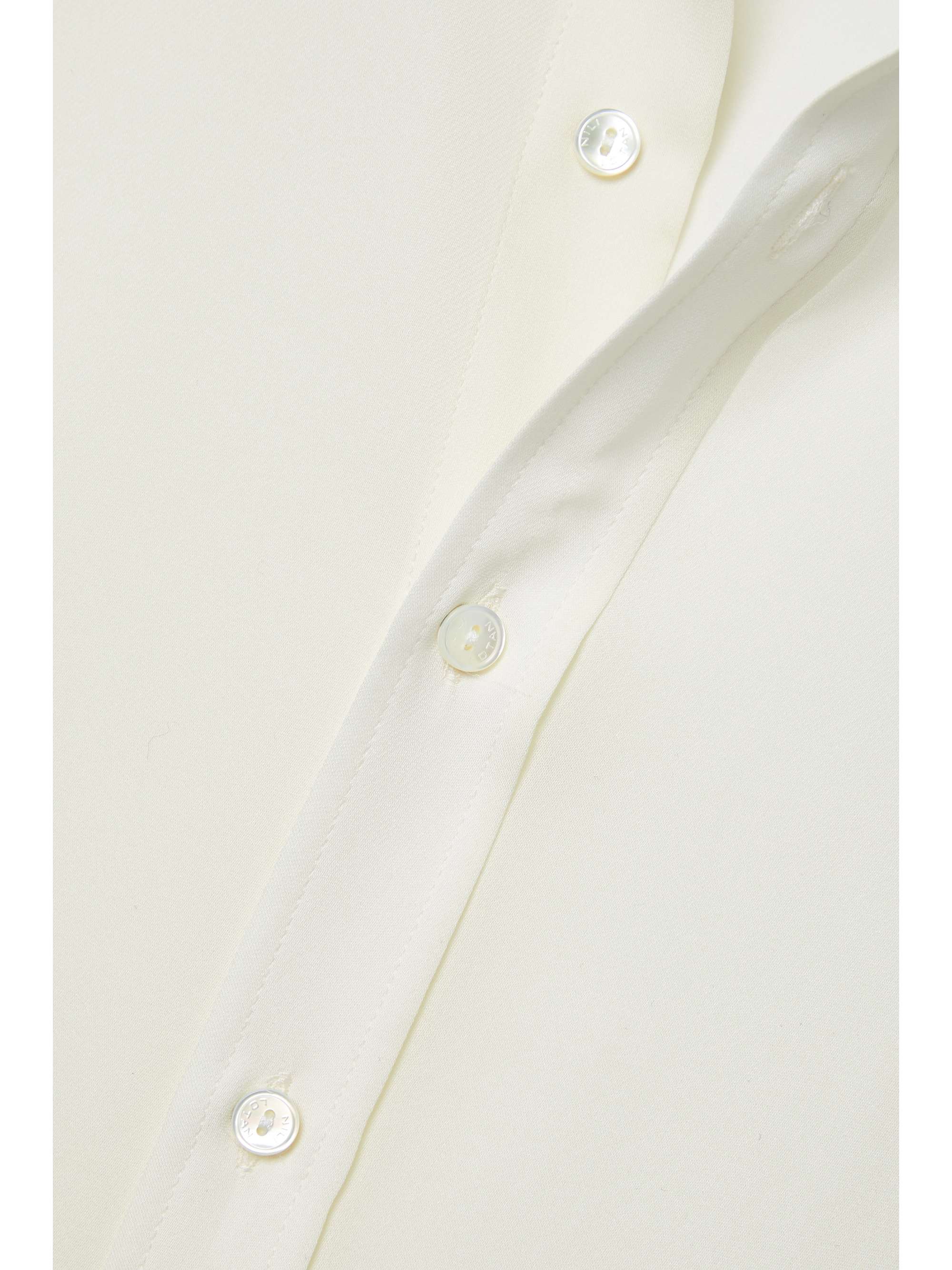 NILI LOTAN Gaia silk-chiffon shirt | NET-A-PORTER