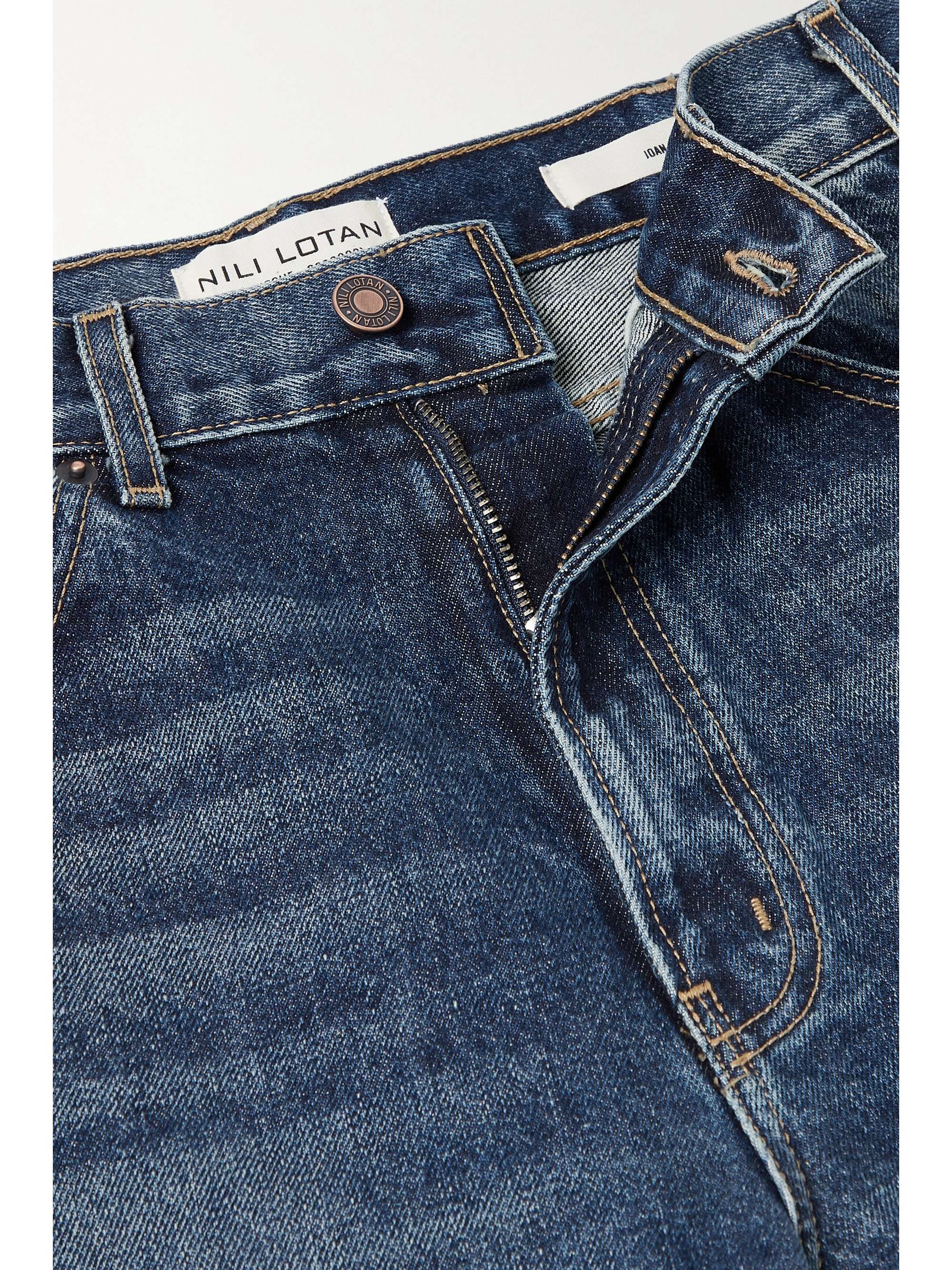 NILI LOTAN Joan high-rise straight-leg jeans