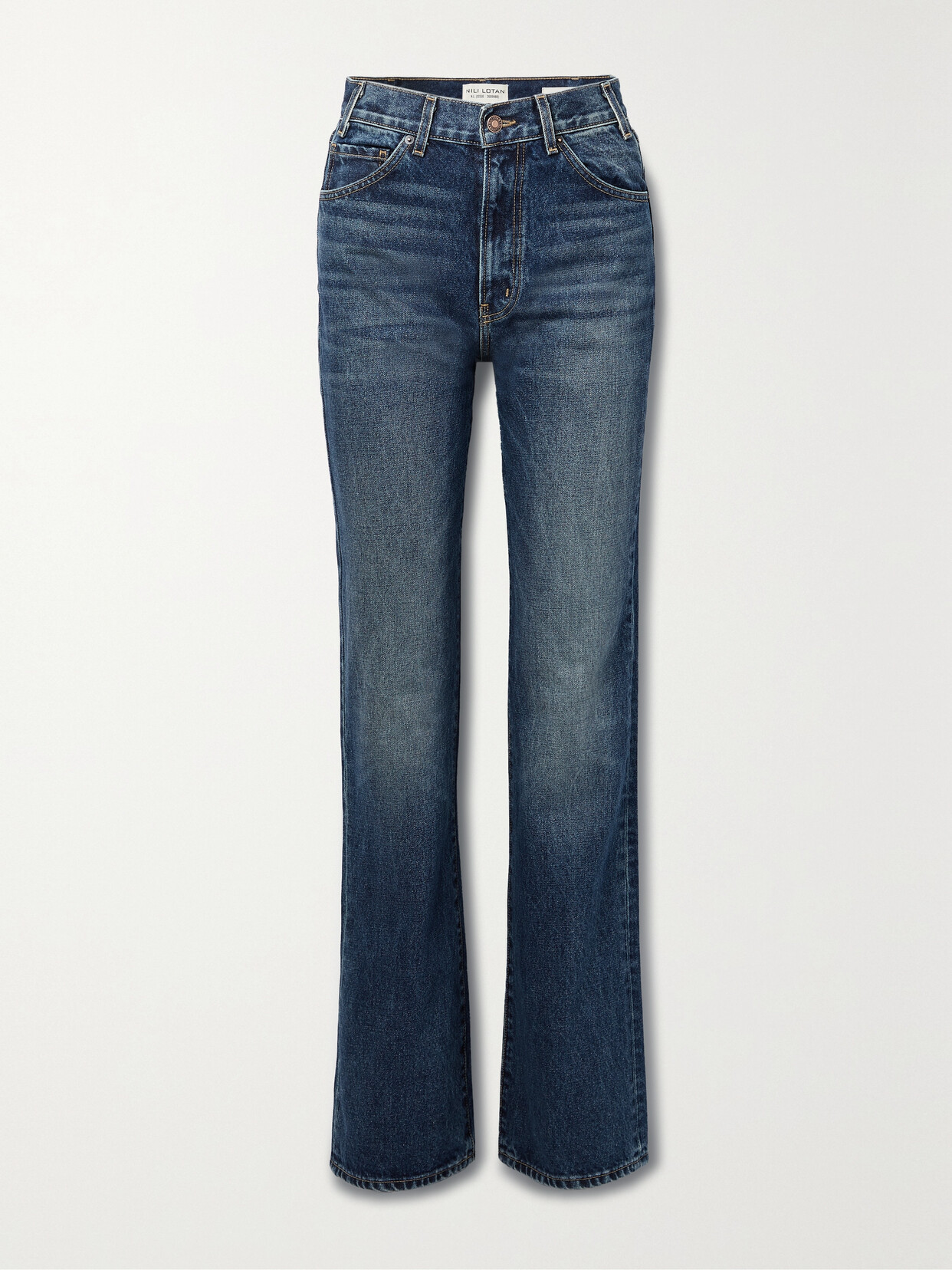 Nili Lotan - Joan High-rise Straight-leg Jeans - Blue