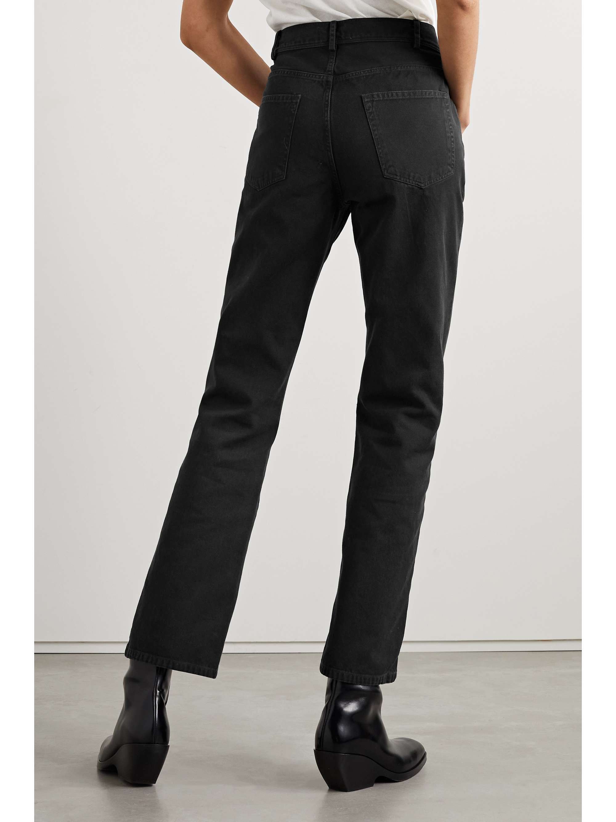 NILI LOTAN Smith cotton-twill straight-leg pants