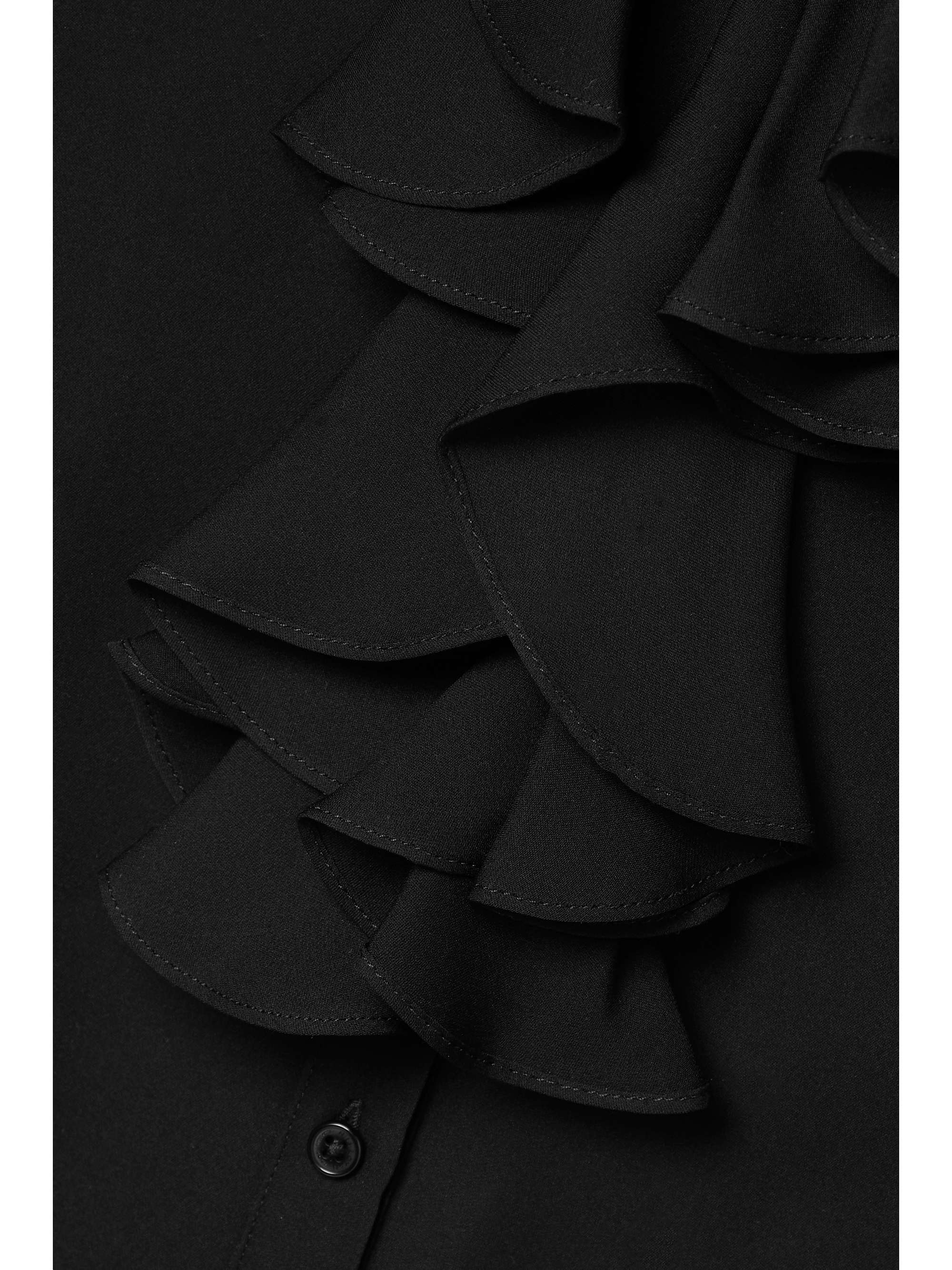 NILI LOTAN Lily ruffled silk blouse