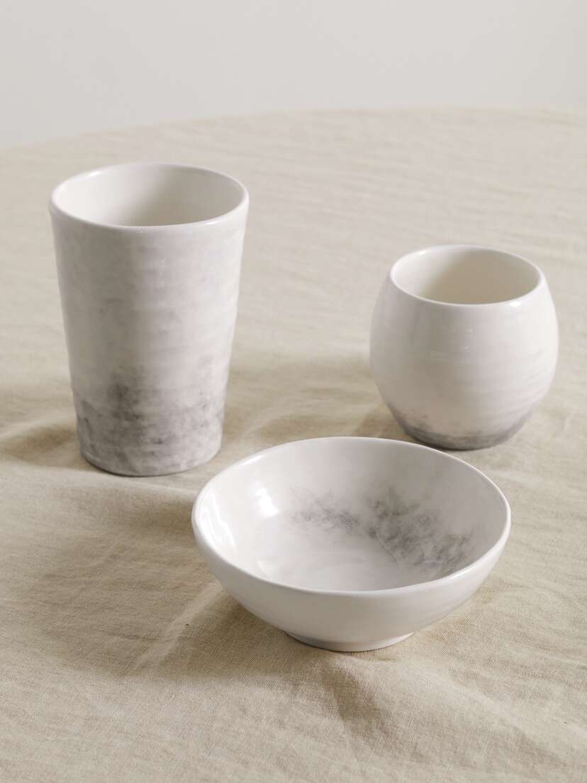 Brunello Cucinelli Set Of Three Ceramic Bowls