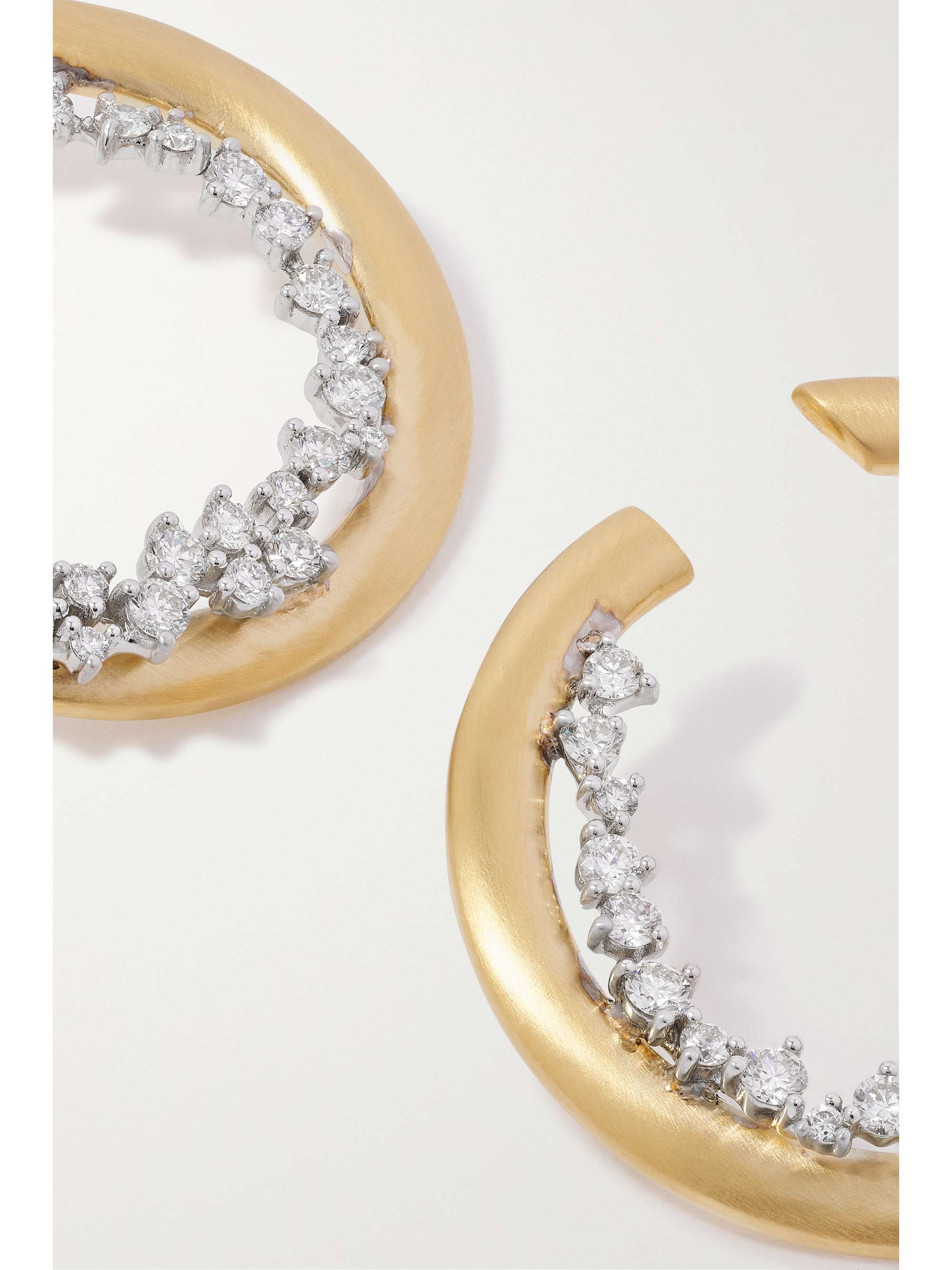 ANANYA Scatter 18-karat gold diamond earrings  NET-A-PORTER