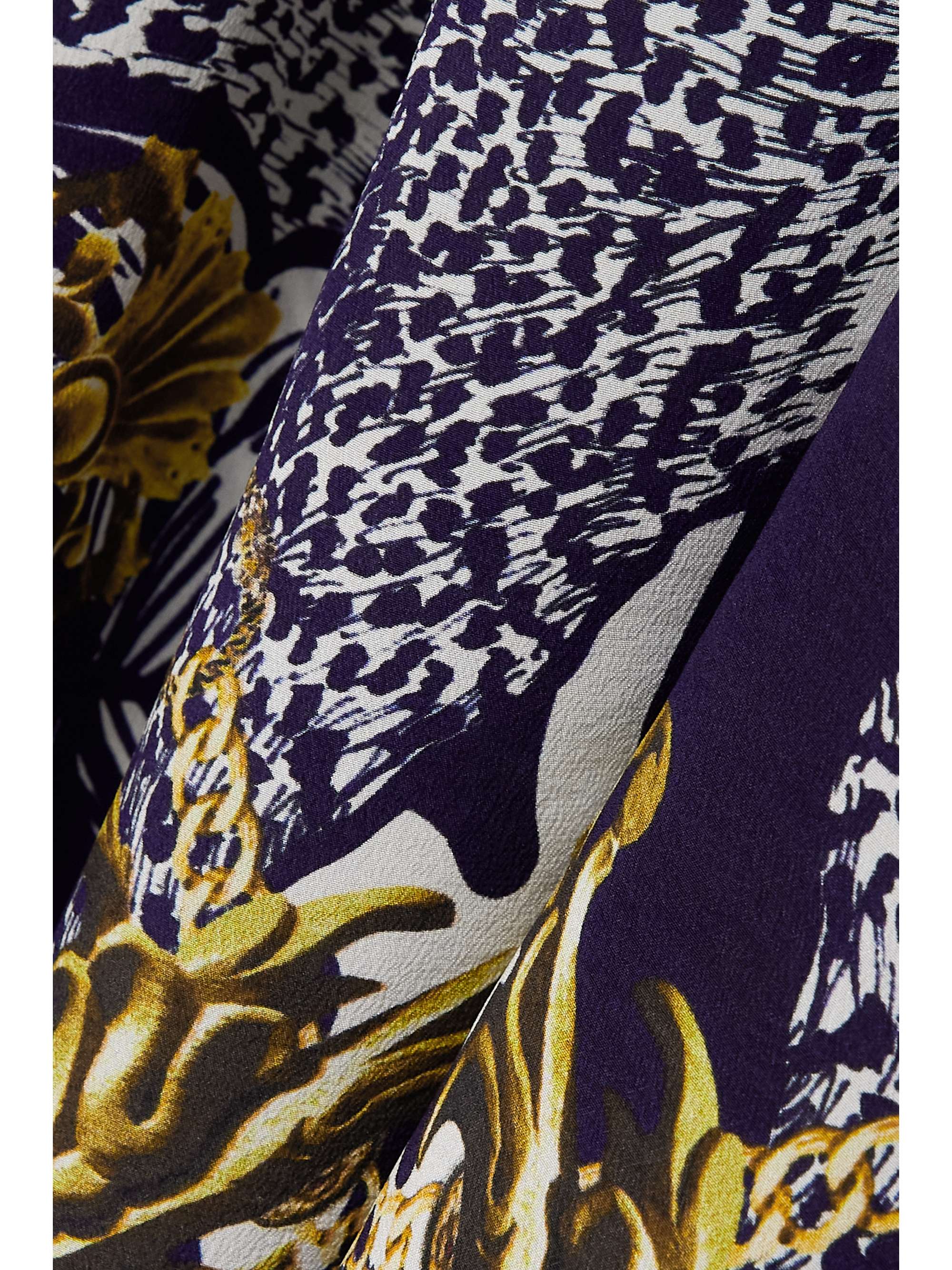 CAMILLA Embellished printed silk crepe de chine maxi dress