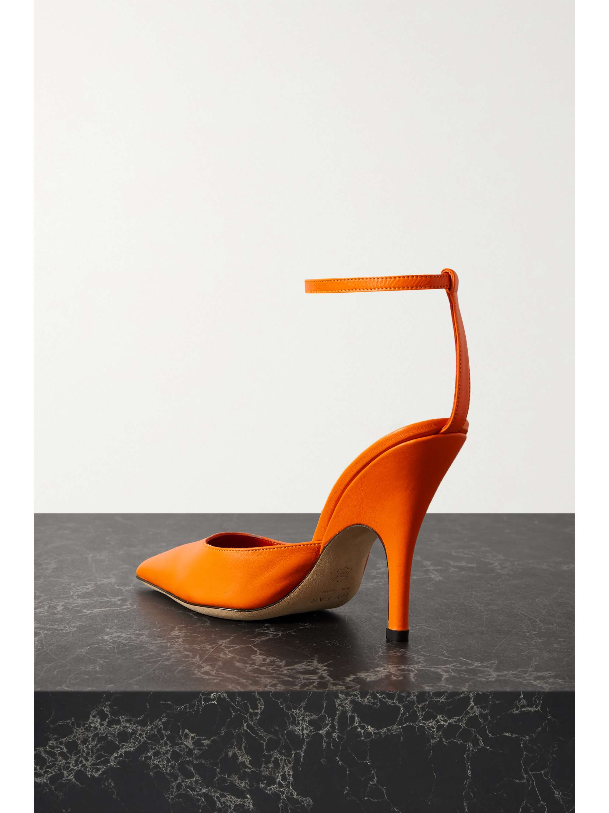 BY FAR Eliza leather pumps