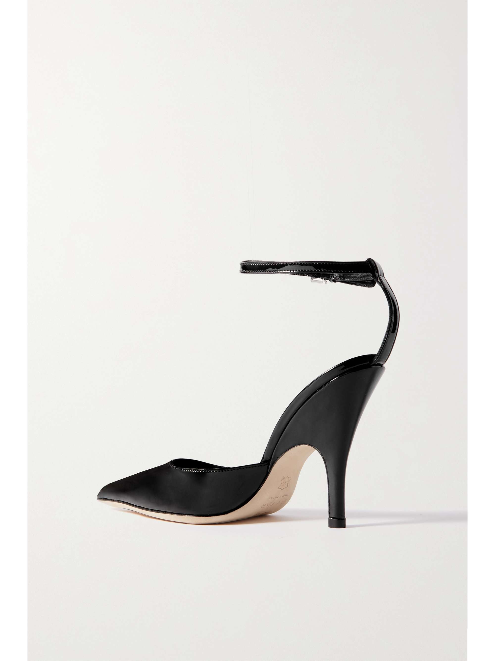 BY FAR Eliza patent-leather pumps | NET-A-PORTER