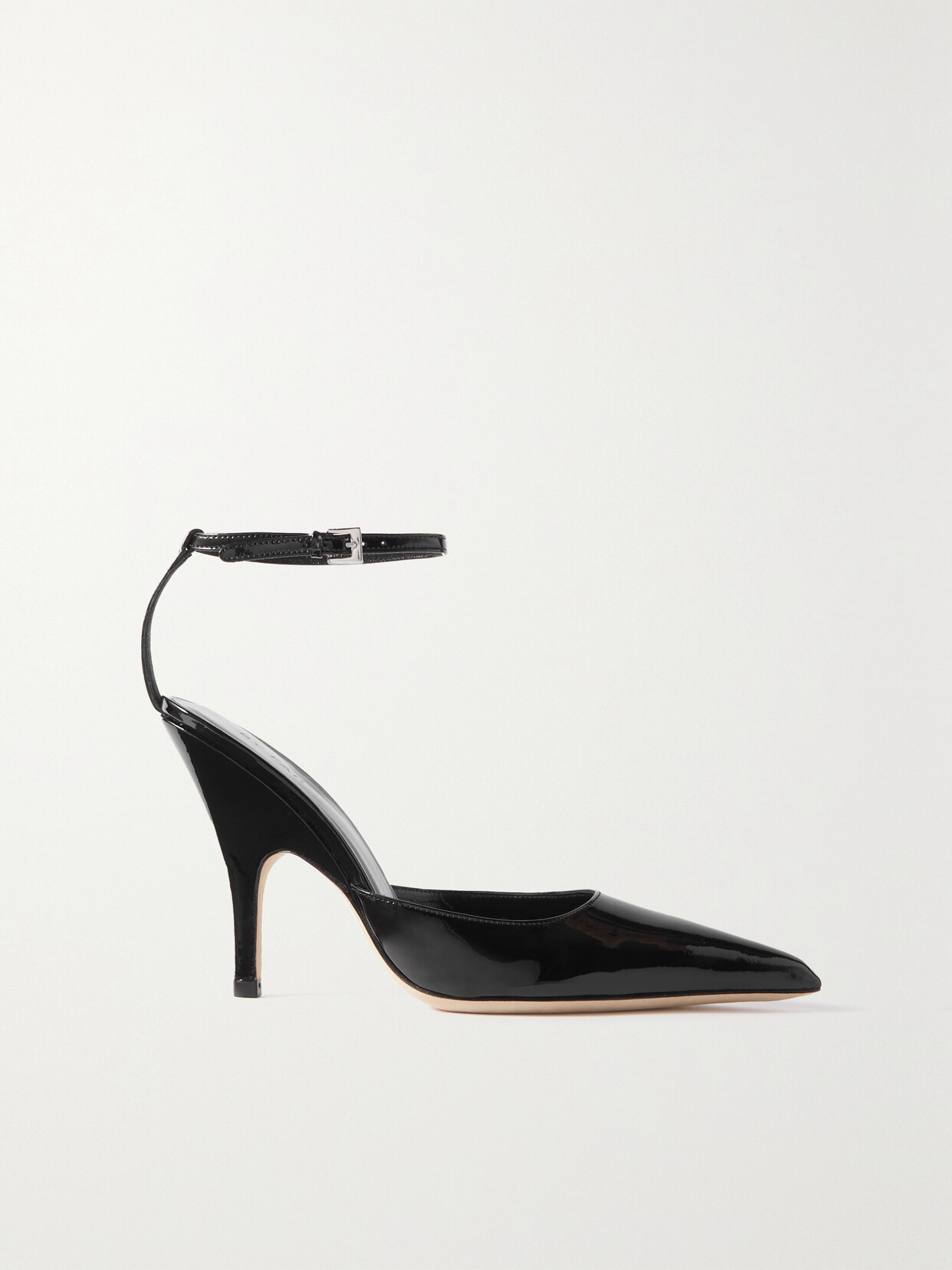 BY FAR - Eliza Patent-leather Pumps - Black