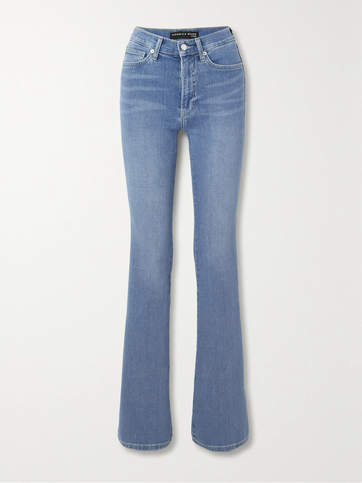 Veronica Beard Beverly High-rise Flared Jeans - Blue