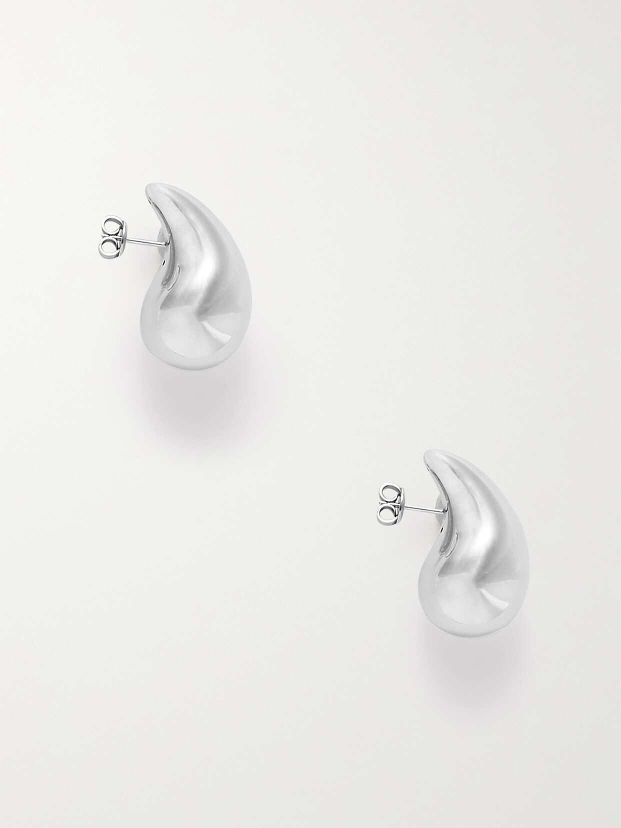 Bottega Veneta Silver Earrings