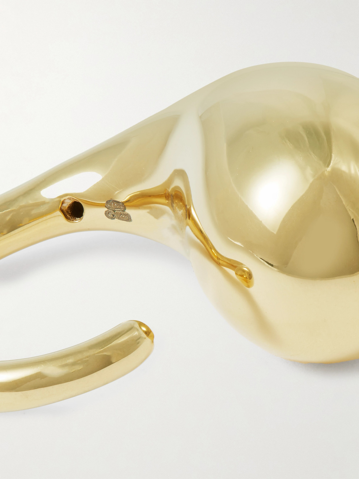 Bottega Veneta Gold-plated Ring In Gold