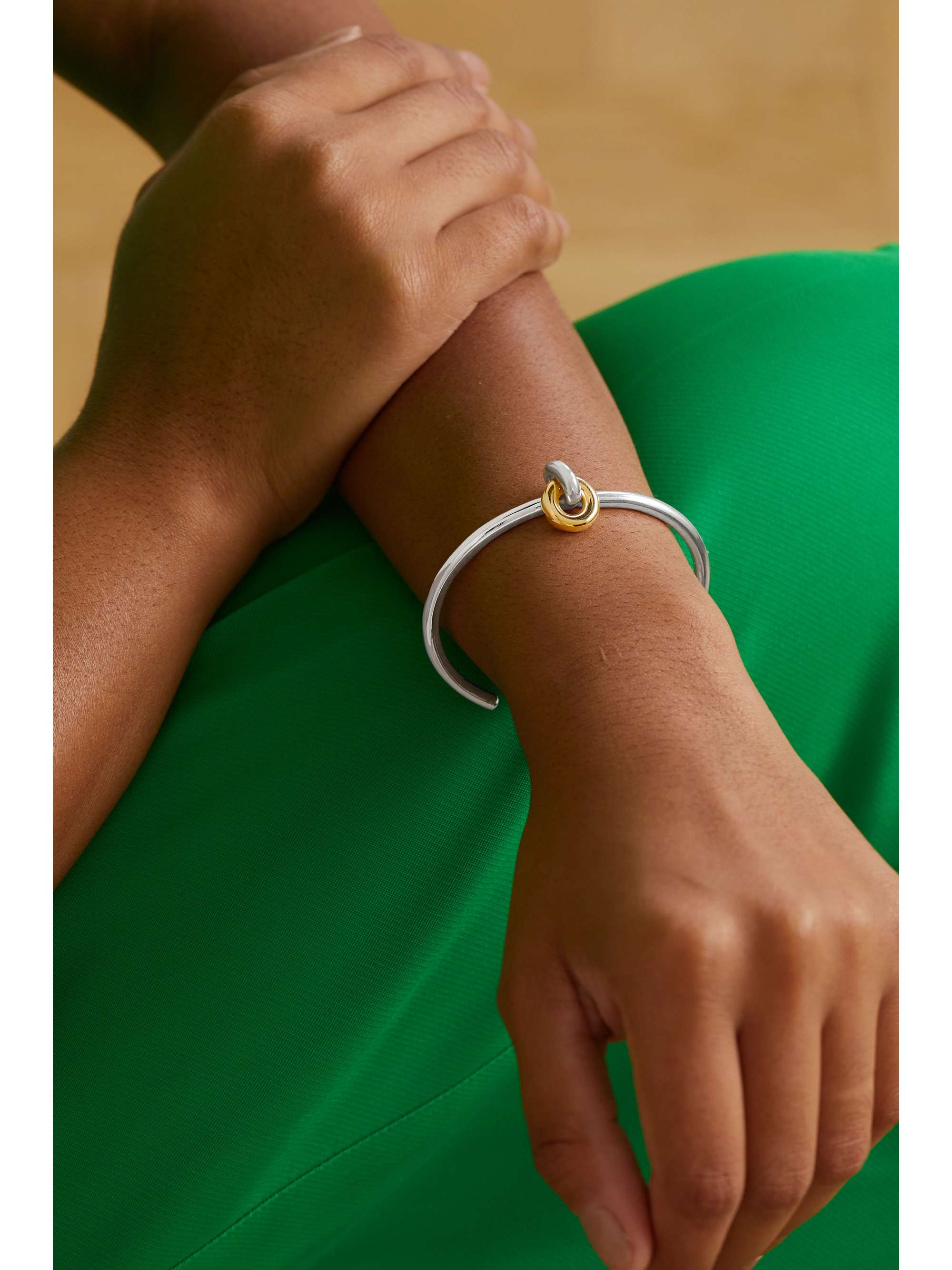 BOTTEGA VENETA Silver And Gold plated Cuff NET A PORTER miss-world-cambodia-2020-in-2024-dress-culture-cambodian-dress