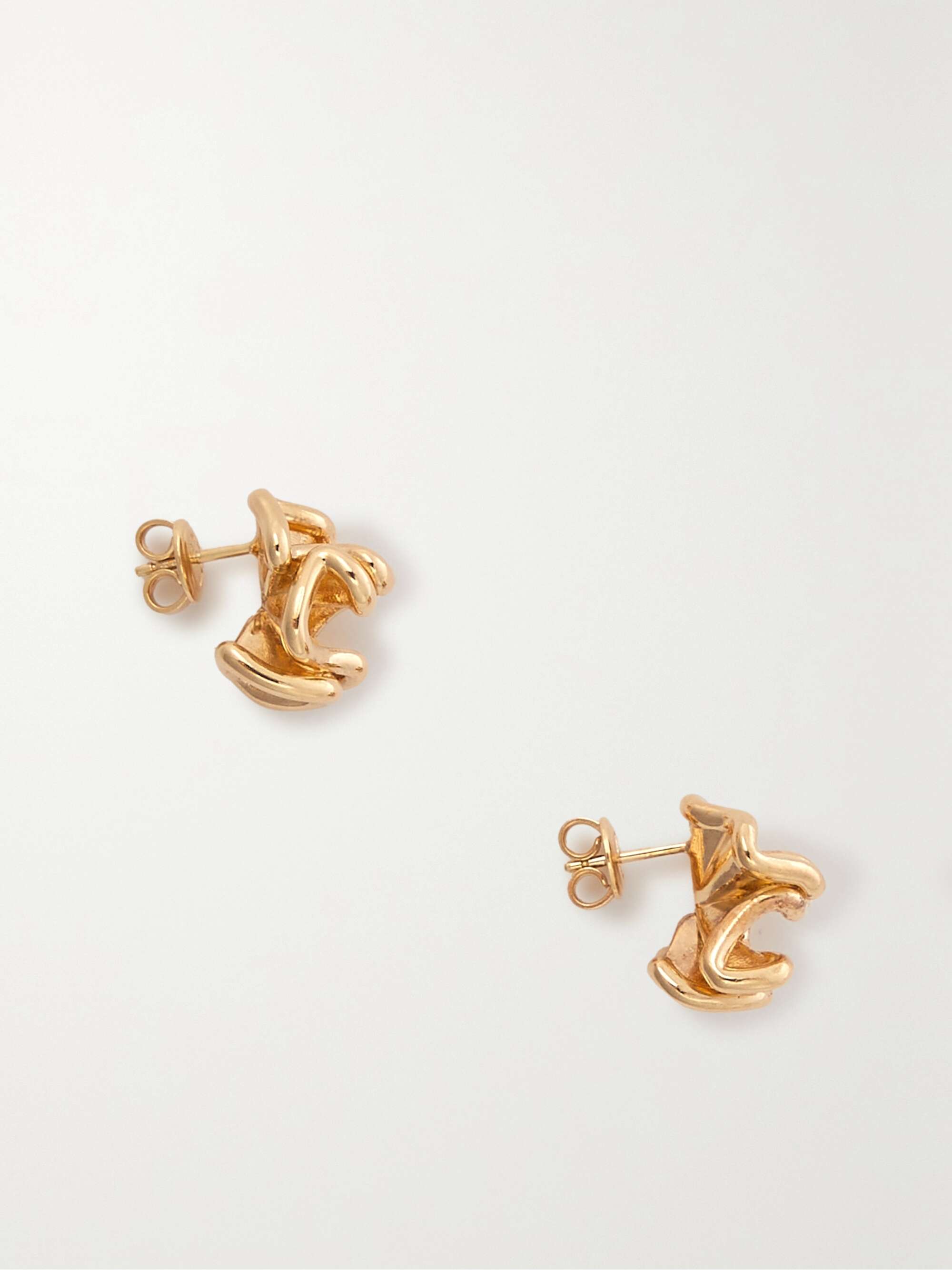 Gold plated earrings discount