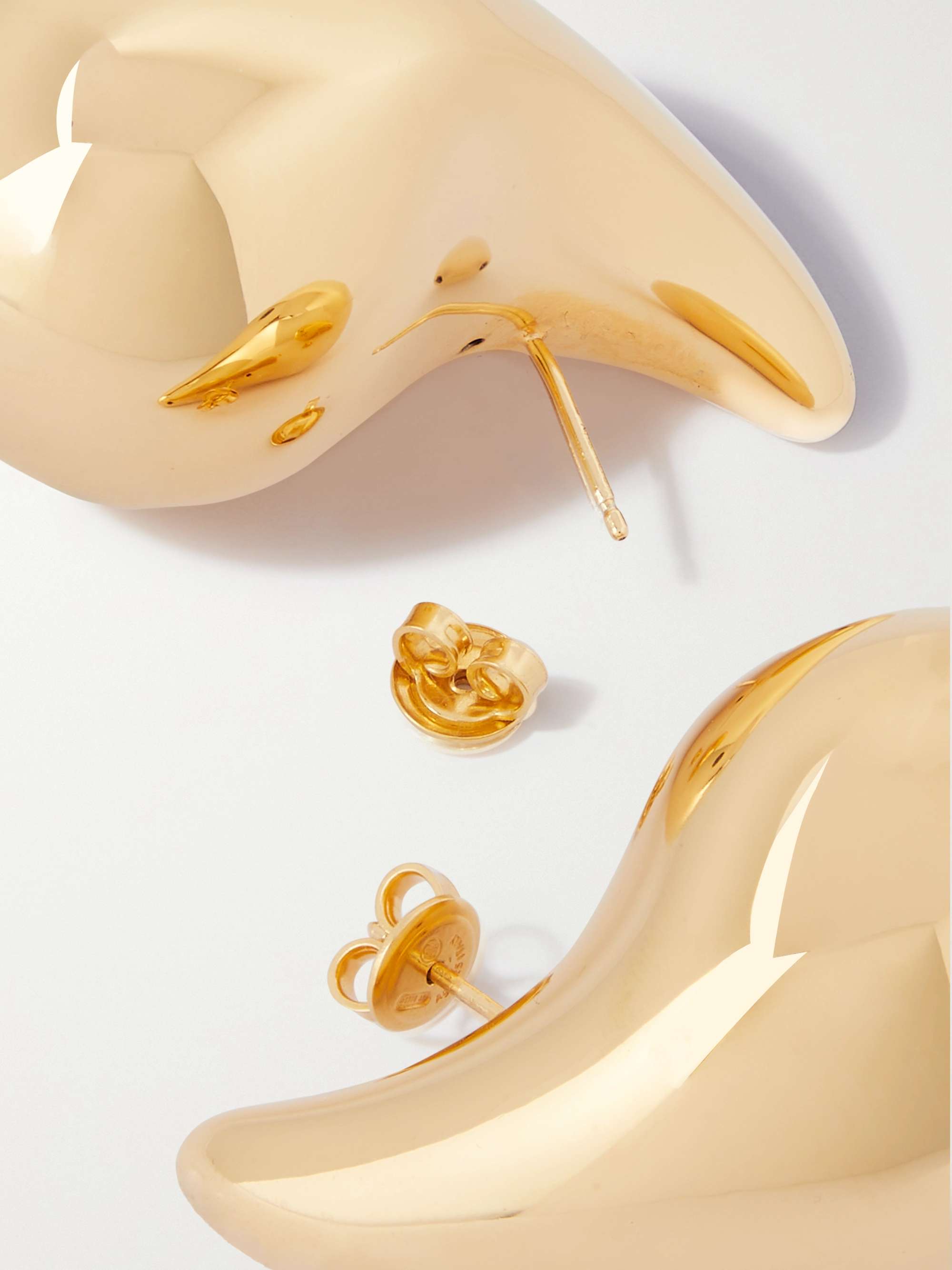 BOTTEGA VENETA Gold-plated earrings