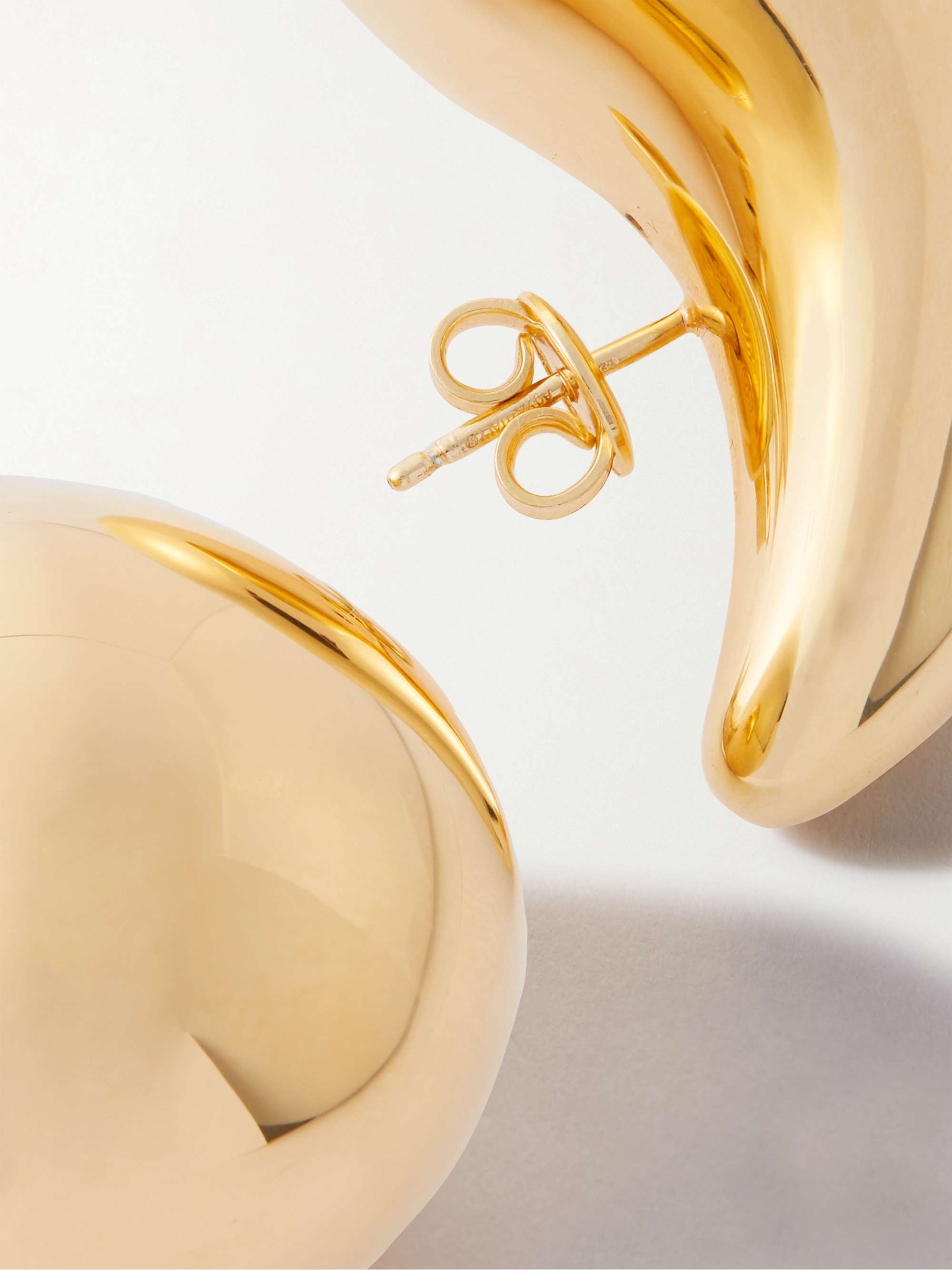 BOTTEGA VENETA Gold-plated earrings
