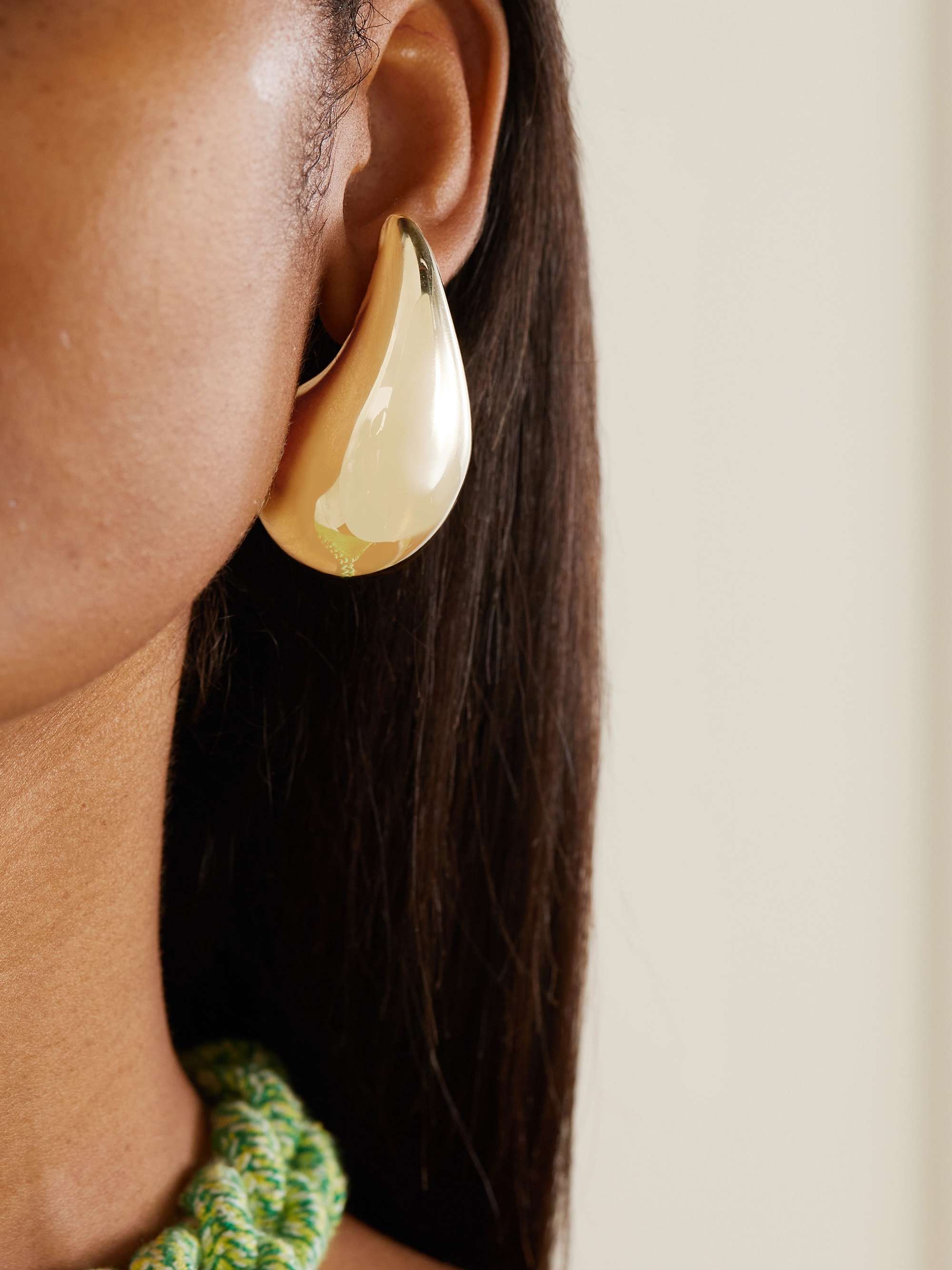 BOTTEGA VENETA Gold-plated earrings