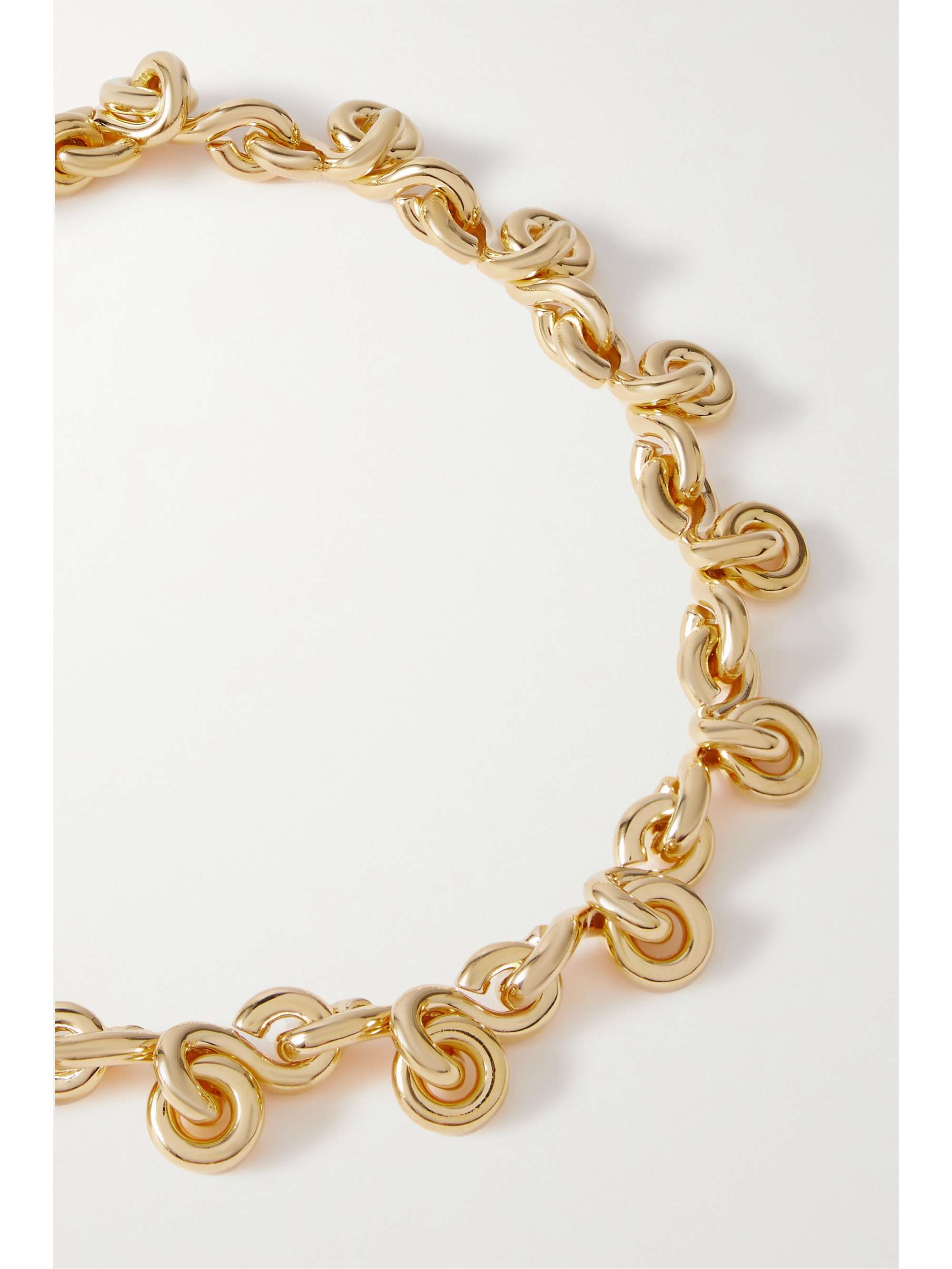 BOTTEGA VENETA Gold-plated necklace
