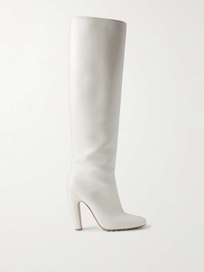 Bottega Veneta Veneta Leather Knee Boots