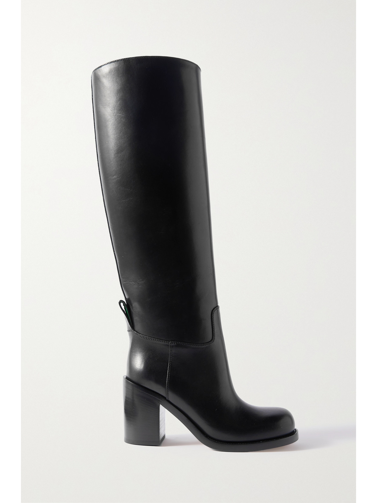 Bottega Cavallo Leather Knee Boots In Black ModeSens