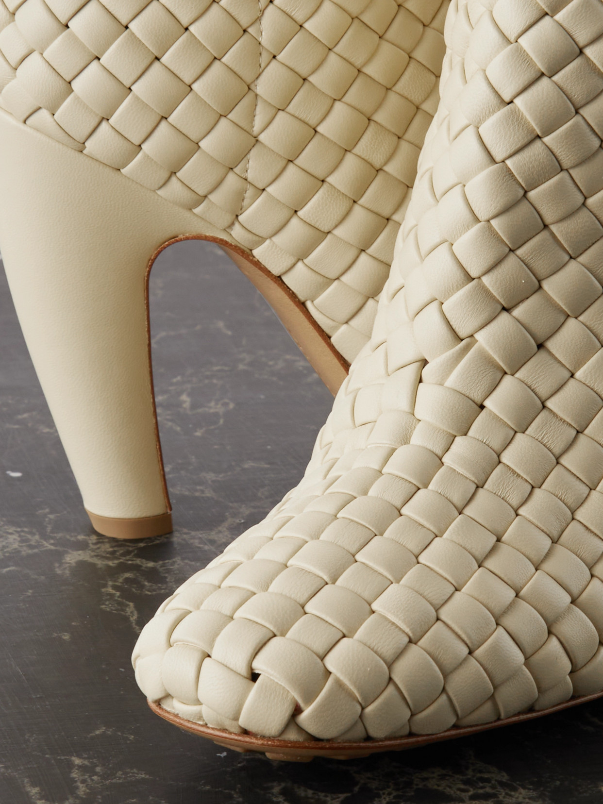 Mini Lido Intrecciato Ankle Boots