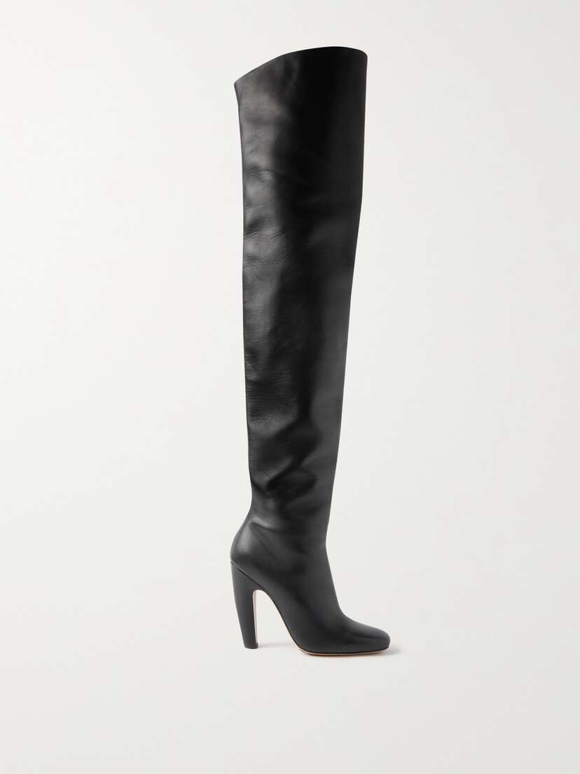 Bottega Veneta Veneta Leather Over-the-knee Boots