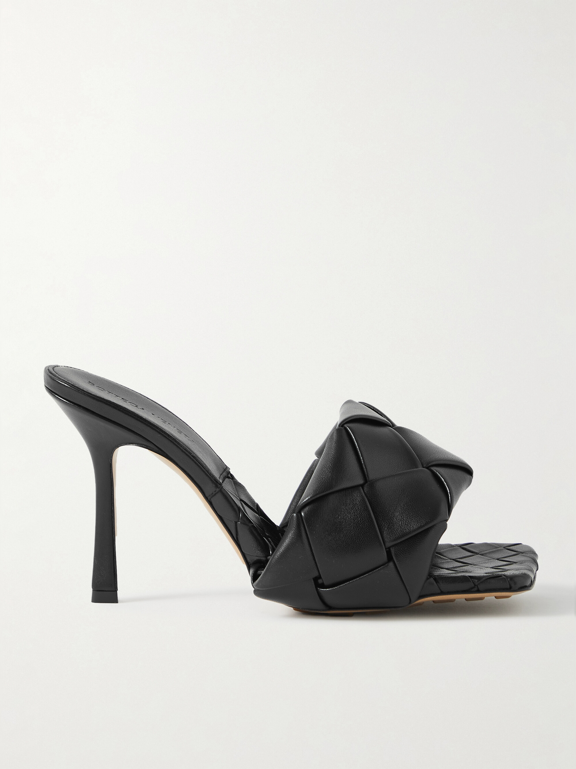 Bottega Veneta Lido intrecciato leather mules