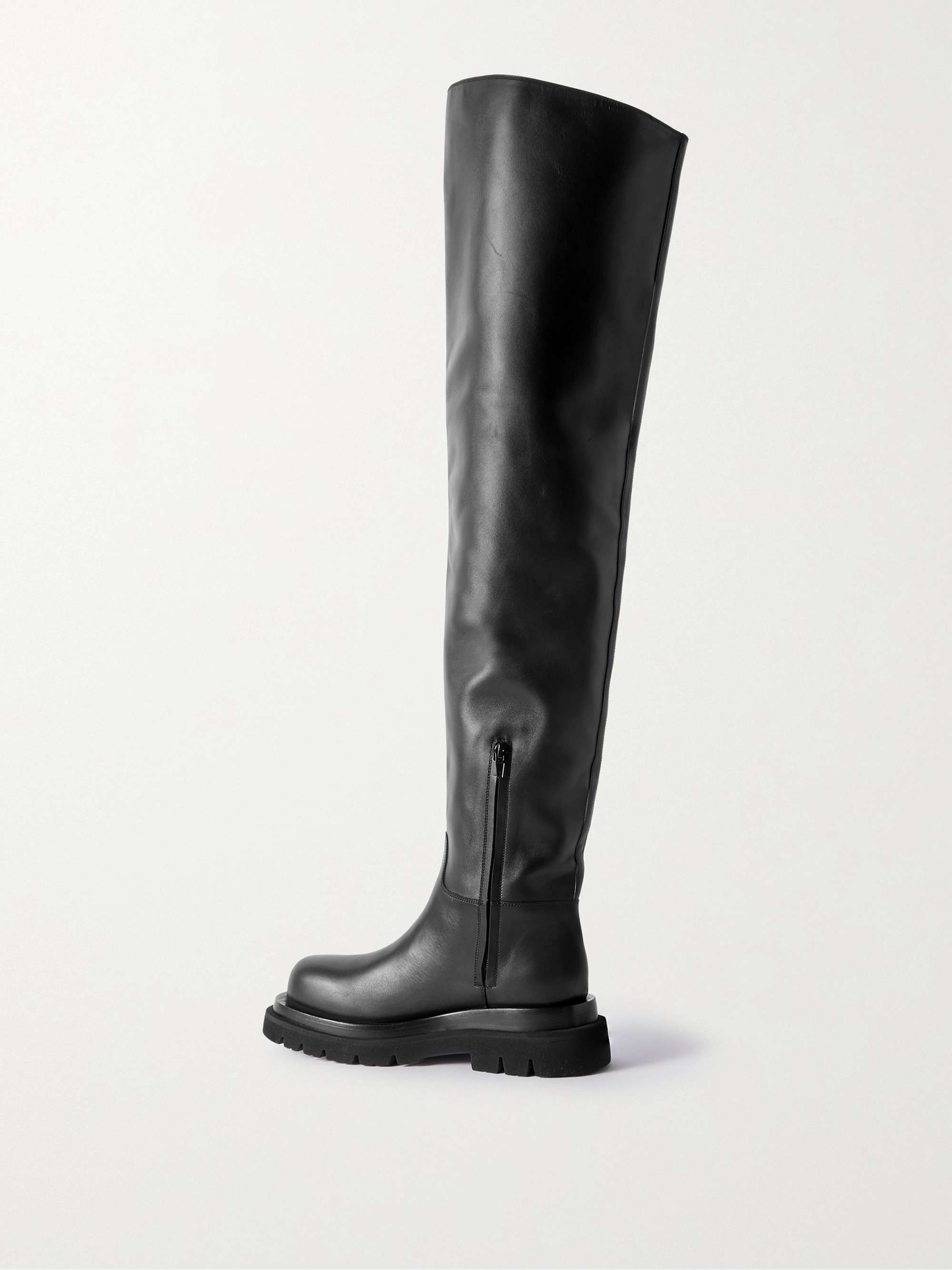 BOTTEGA VENETA Cuissard leather over-the-knee boots