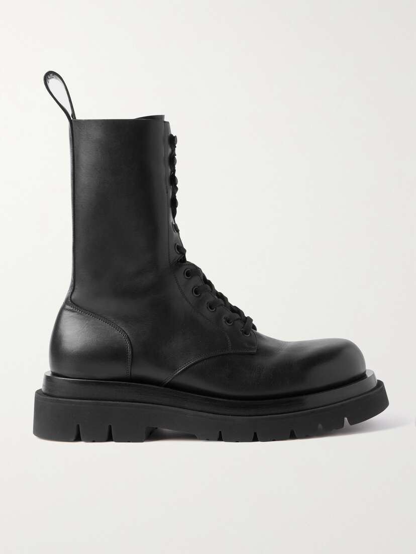 Bottega Veneta Lace-up Leather Ankle Boots